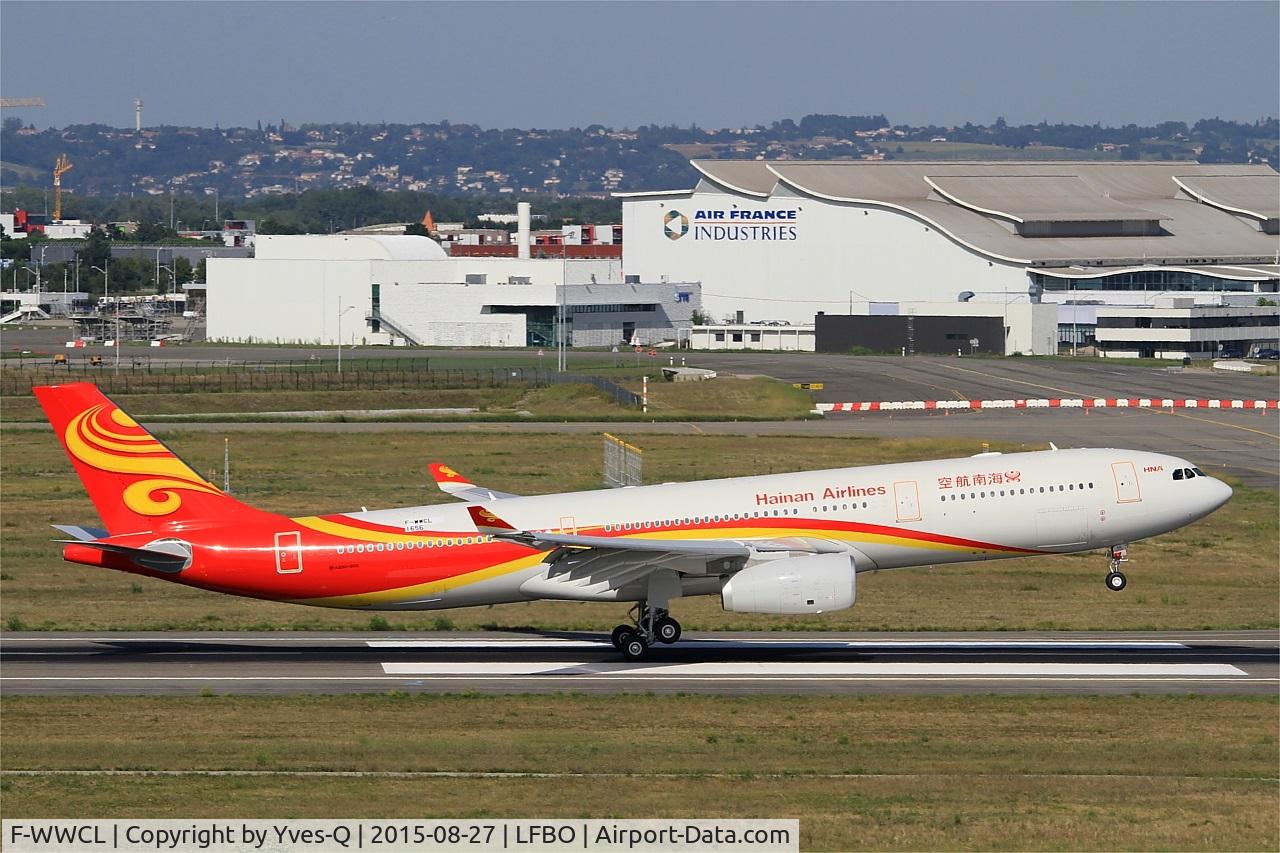 F-WWCL, 2015 Airbus A330-343 C/N 1656, Airbus A330-343, Landing rwy 14R, Toulouse-Blagnac Airport (LFBO-TLS)