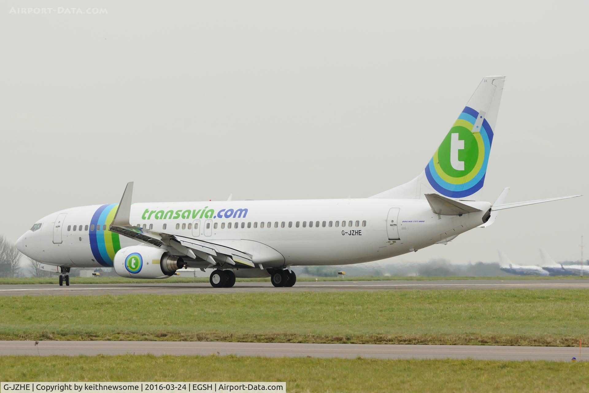 G-JZHE, 2000 Boeing 737-8K2 C/N 30390, For Jet2.com formerly PH-HZK.