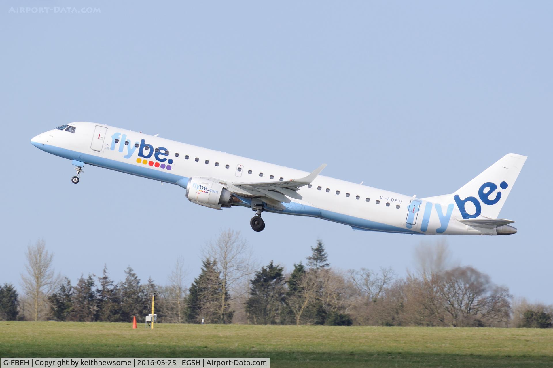 G-FBEH, 2007 Embraer 195LR (ERJ-190-200LR) C/N 19000128, First Alicante flight.