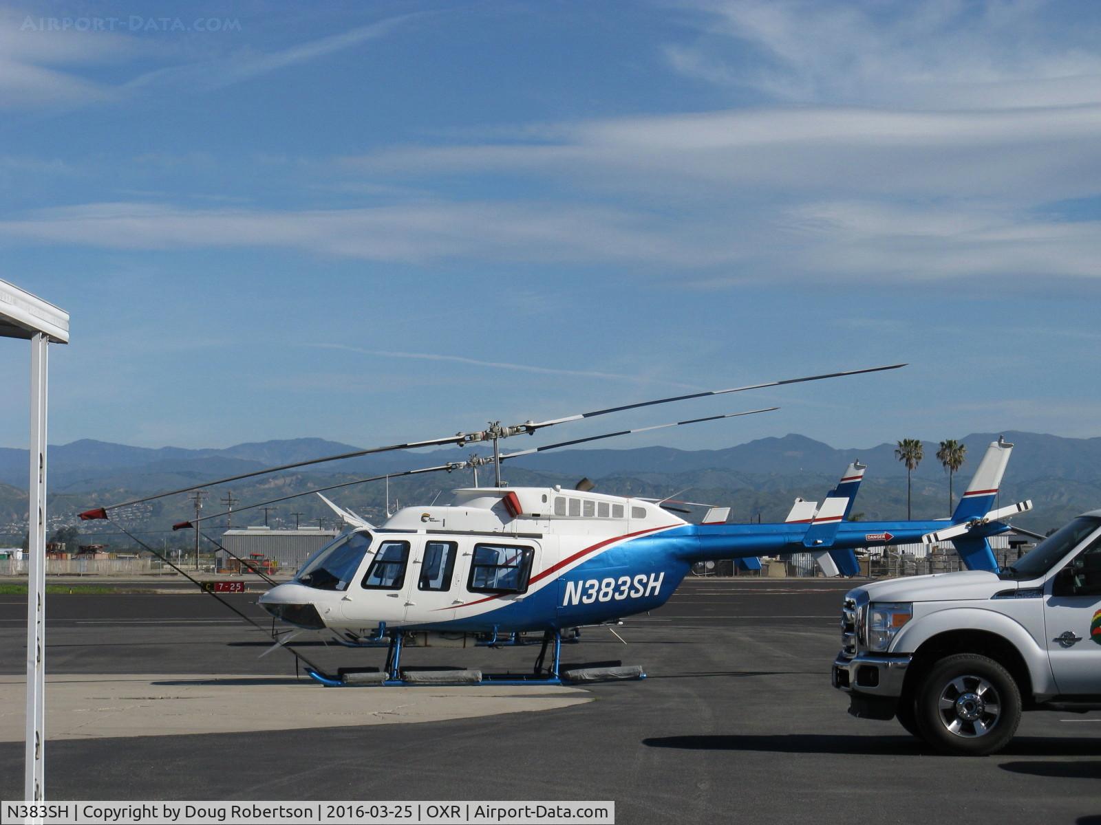 N383SH, 1983 Bell 206L-3 LongRanger III C/N 51073, 1983 Bell 206L-3 LongRanger III, one Allison 250-C30P Turboshaft 650 shp, on Aspen Helicopters, Inc. ramp
