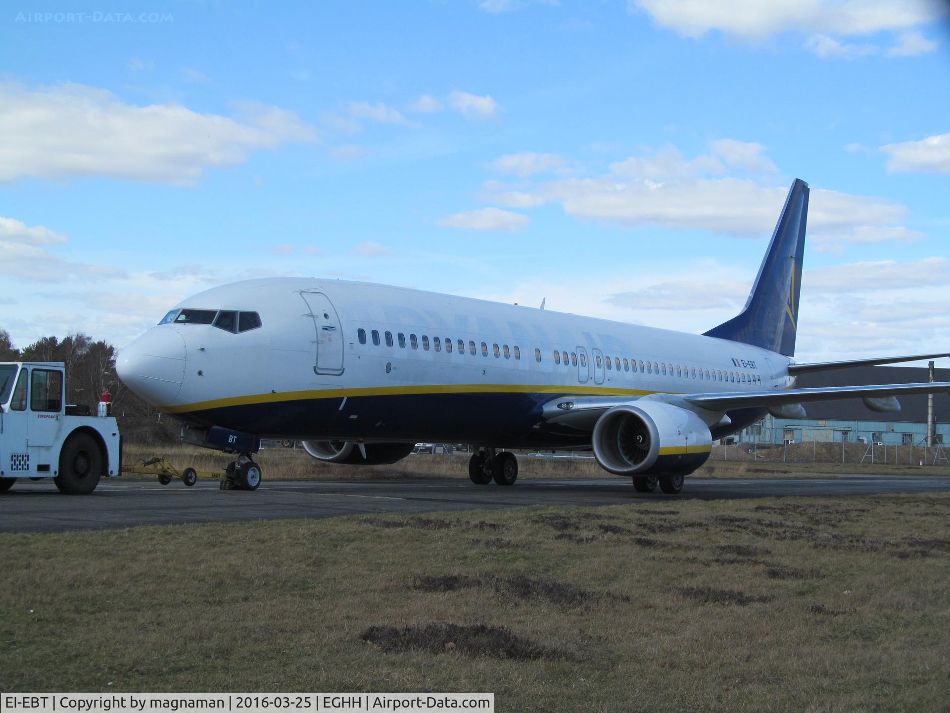 EI-EBT, 2009 Boeing 737-8AS C/N 35000, At hurn awaiting new owners