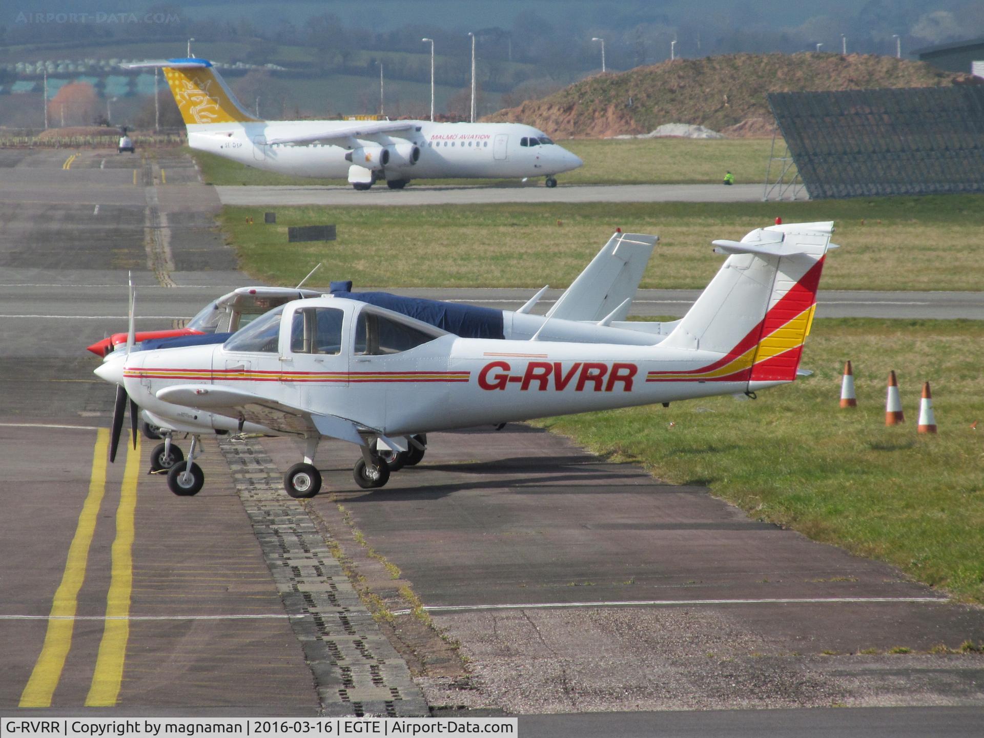 G-RVRR, 1979 Piper PA-38-112 Tomahawk Tomahawk C/N 38-79A0199, on apron