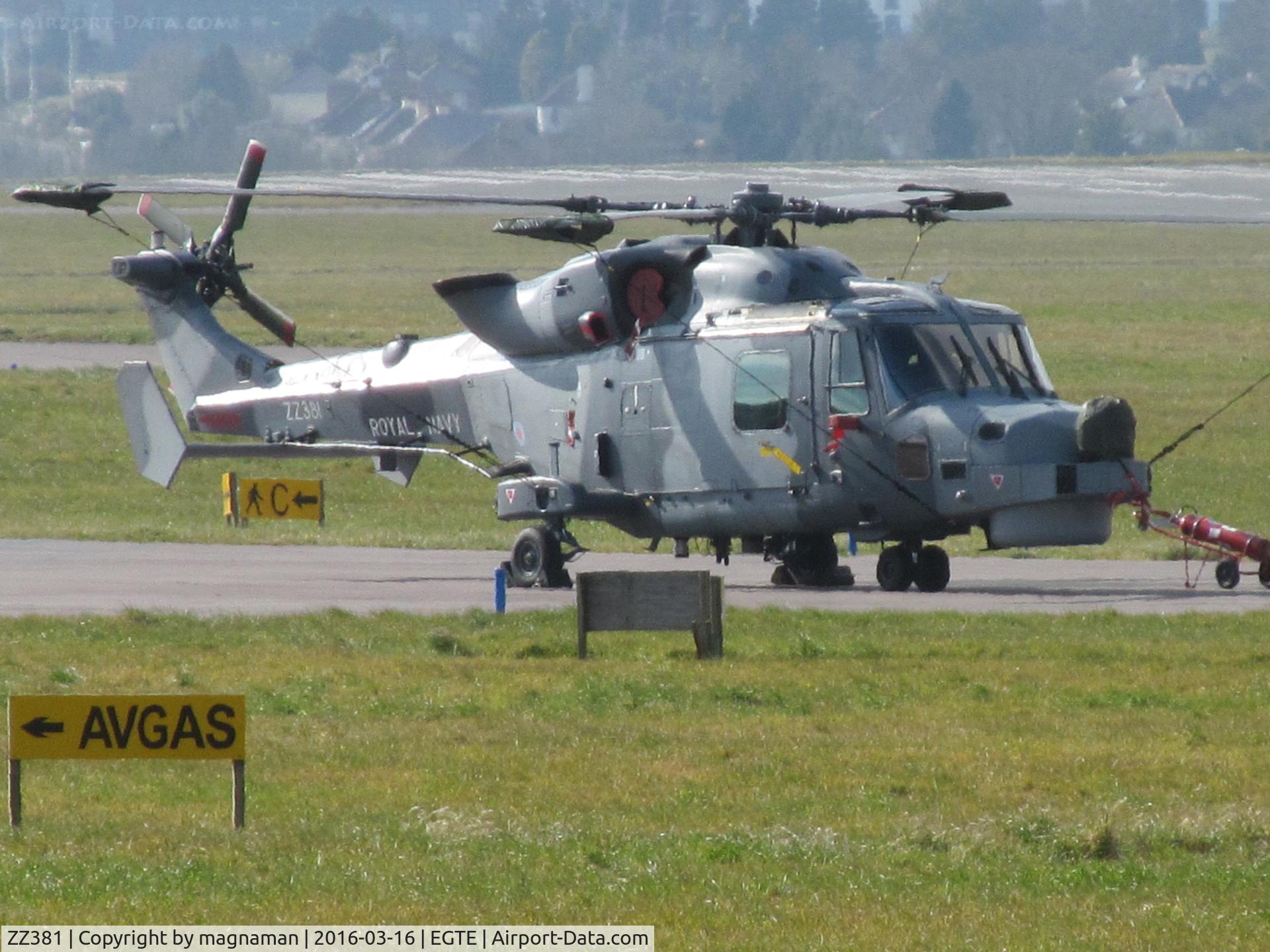 ZZ381, AgustaWestland AW-159 Wildcat HMA.2 C/N 500, visiting