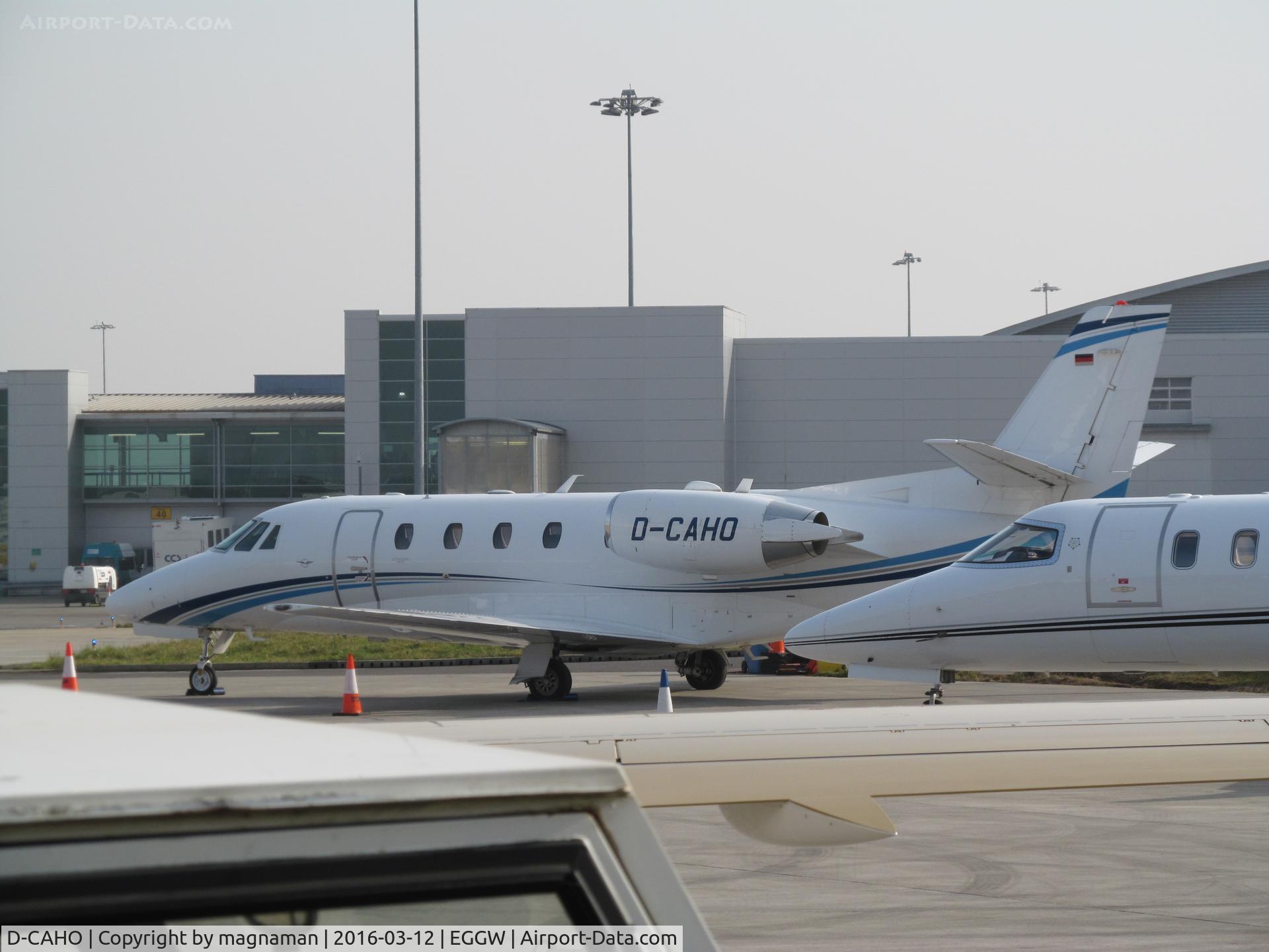 D-CAHO, 2014 Cessna 560 Citation Excel XLS+ C/N 560-6165, at luton