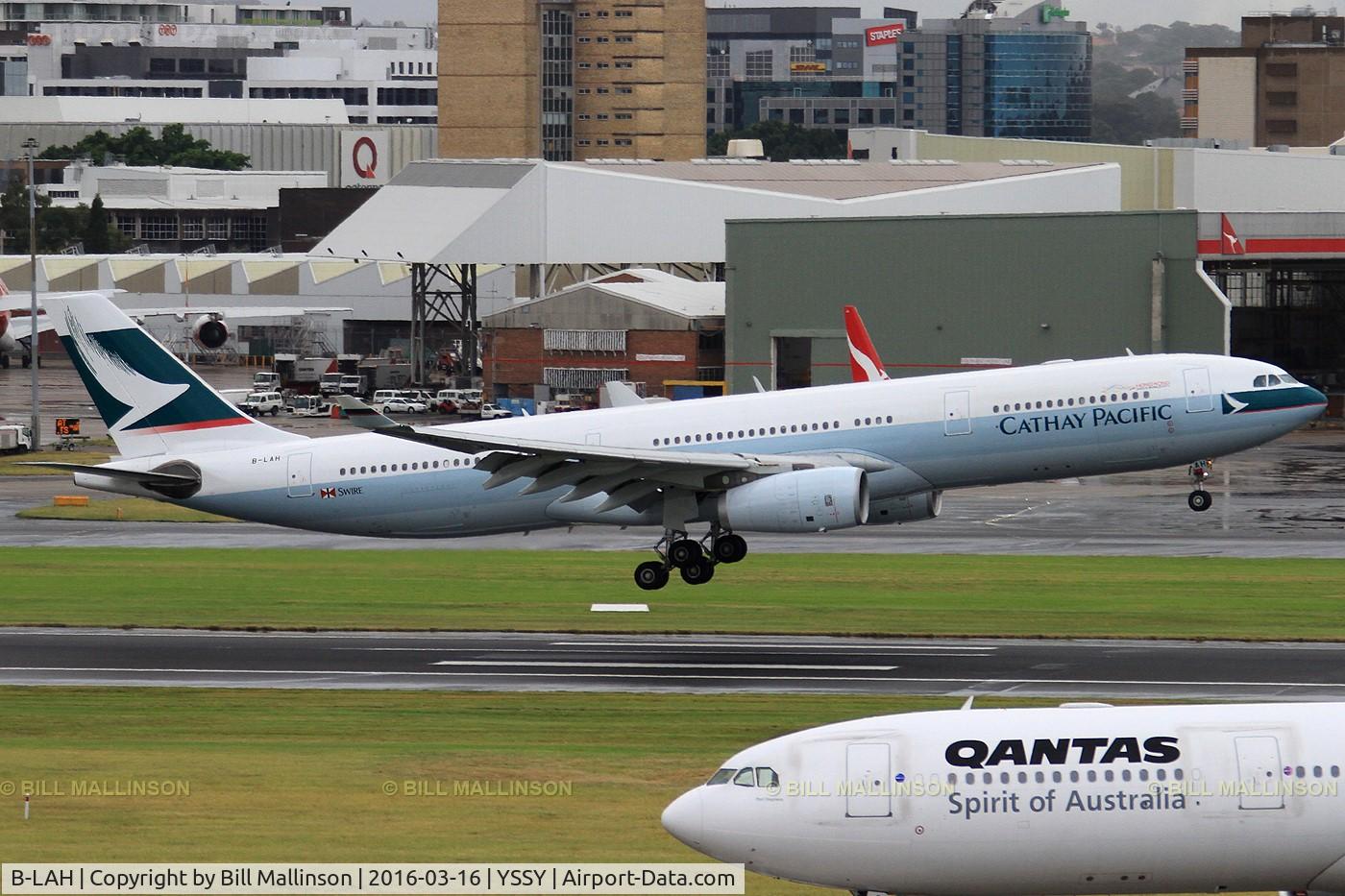 B-LAH, 2008 Airbus A330-343X C/N 915, ready for 16R inbetween rain showers