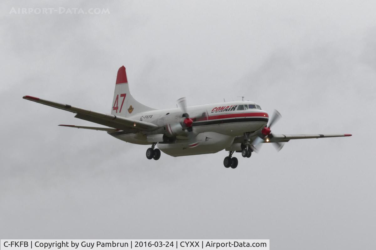 C-FKFB, 1953 Convair 340-31 C/N 57, Landing