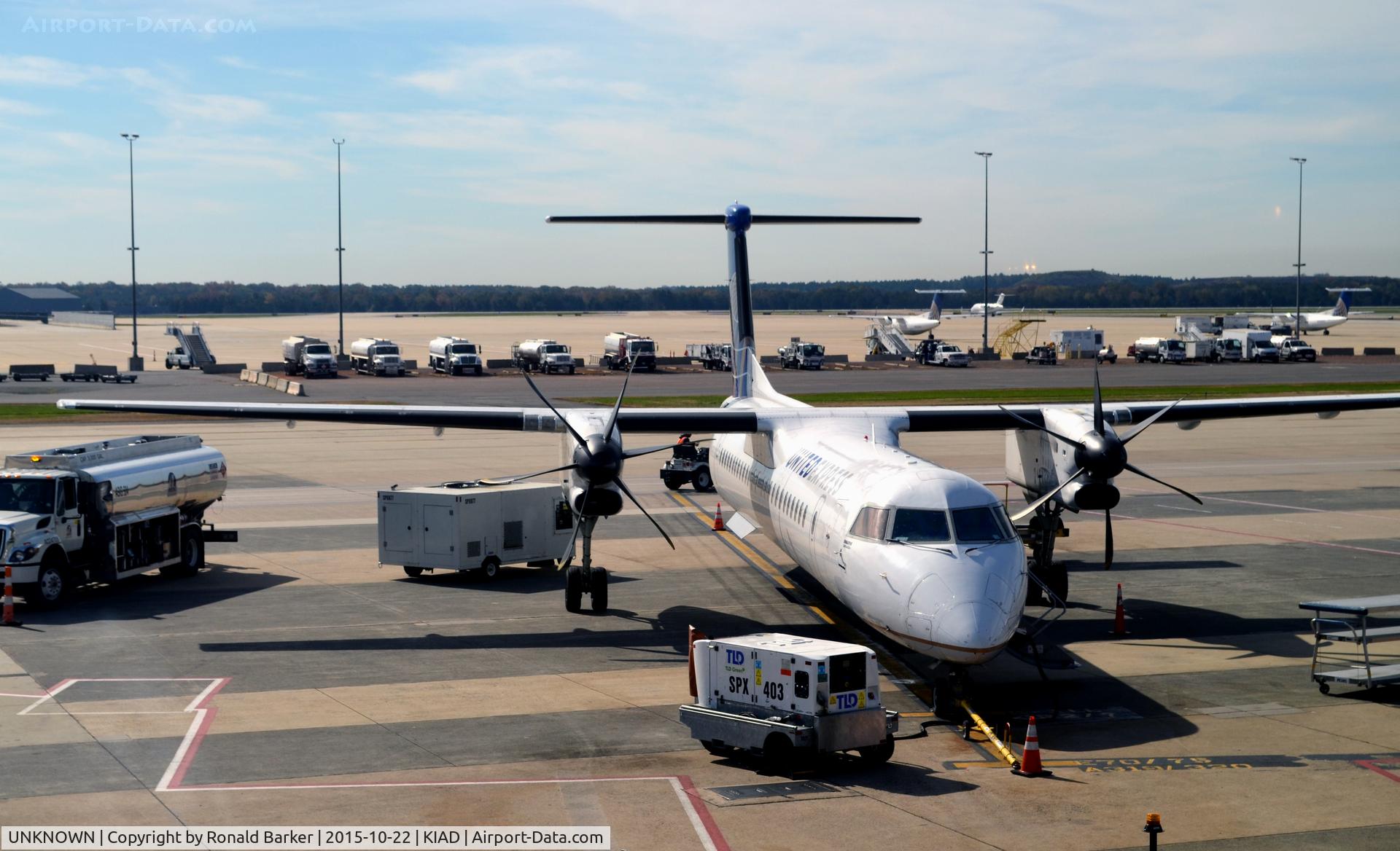 UNKNOWN, Airliners Various C/N Unknown, DHC-8 at the gate Dulles