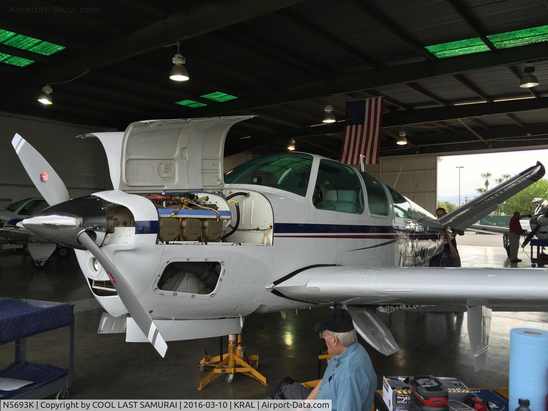 N5693K, 1964 Beech S35 Bonanza C/N D-7625, Bonanza Service Clinic by ABS at Waypoint Aviation