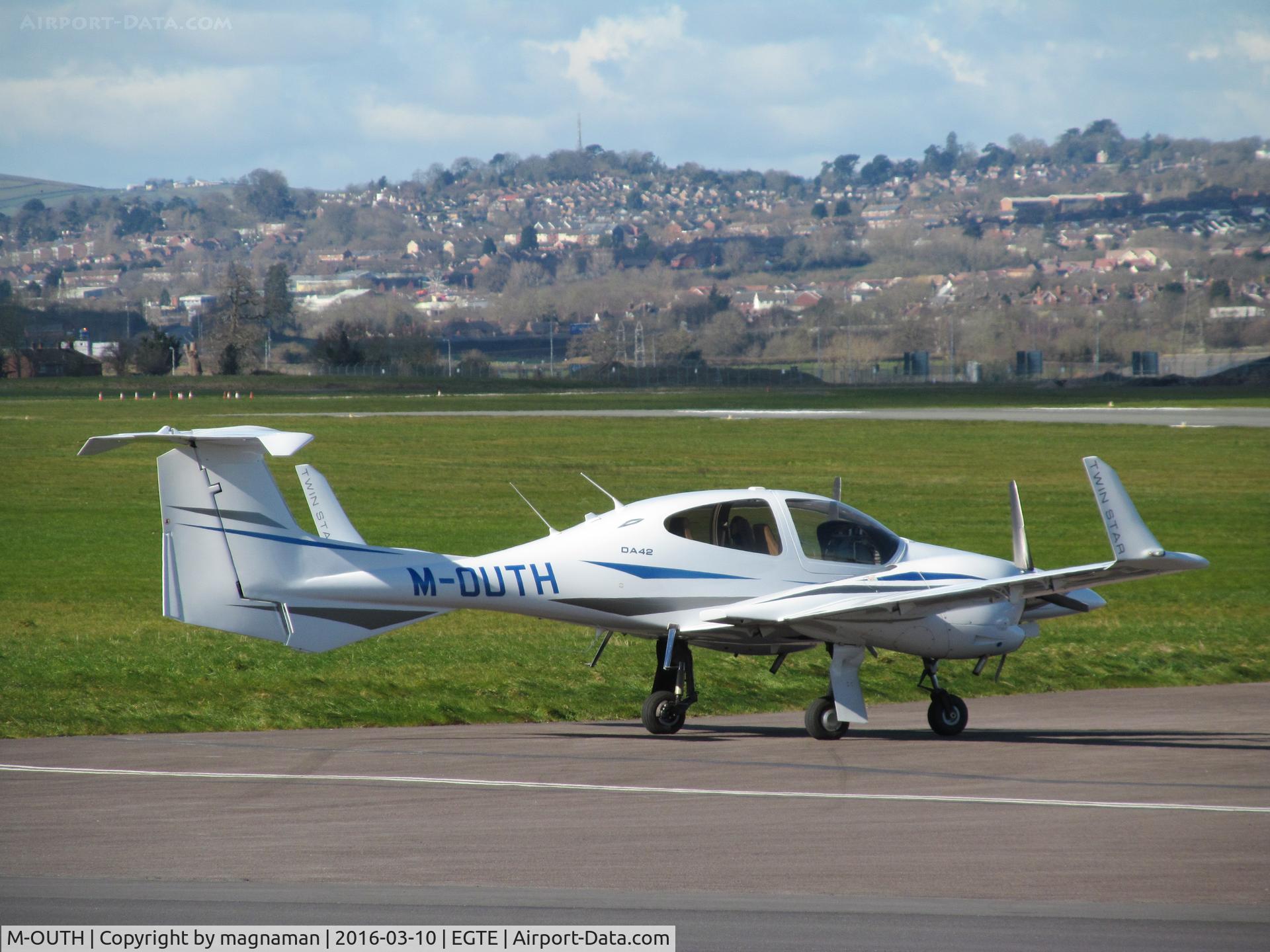 M-OUTH, 2007 Diamond DA-42 Twin Star C/N 42.AC082, I guess owned by an orthodontist