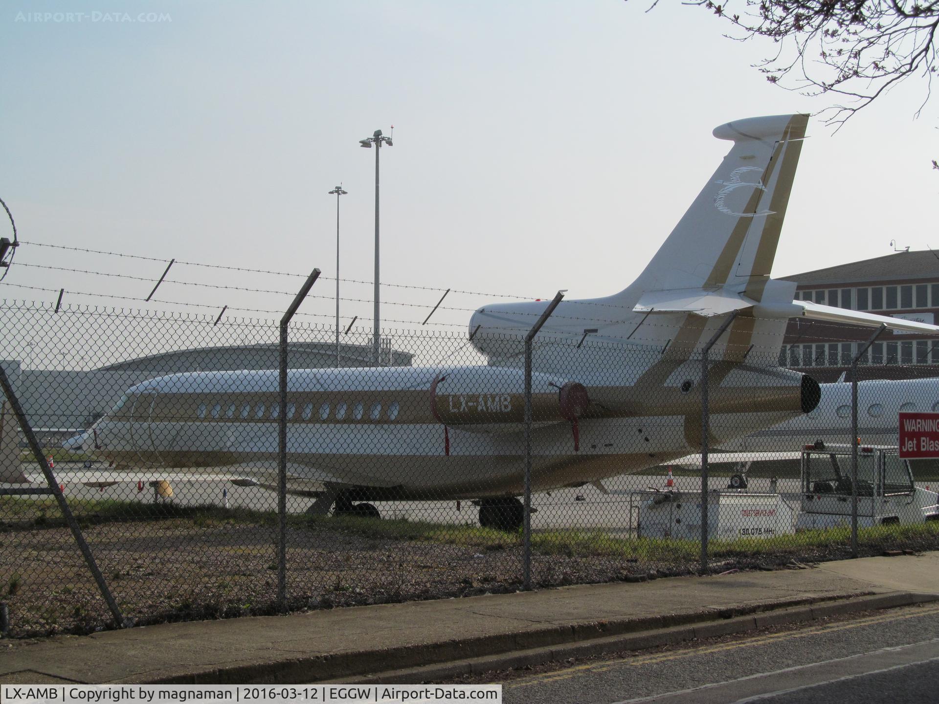 LX-AMB, 2011 Dassault Falcon 7X C/N 118, not a Saudi but Luxembourg reg