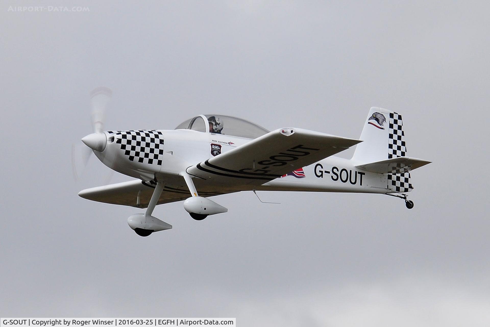G-SOUT, 2006 Vans RV-8 C/N PFA 303-13295, Visiting RV-8, Raven 5 in Team Raven.