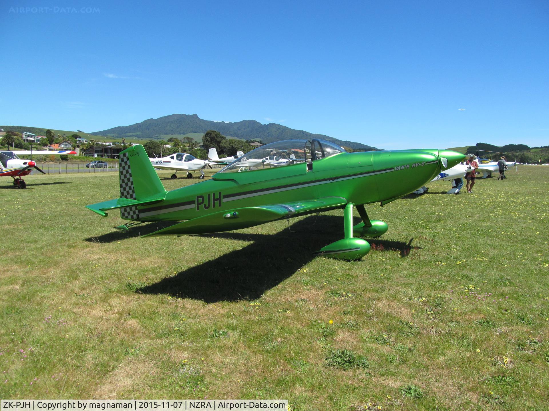 ZK-PJH, Vans RV- 8 C/N 80043, at raglan