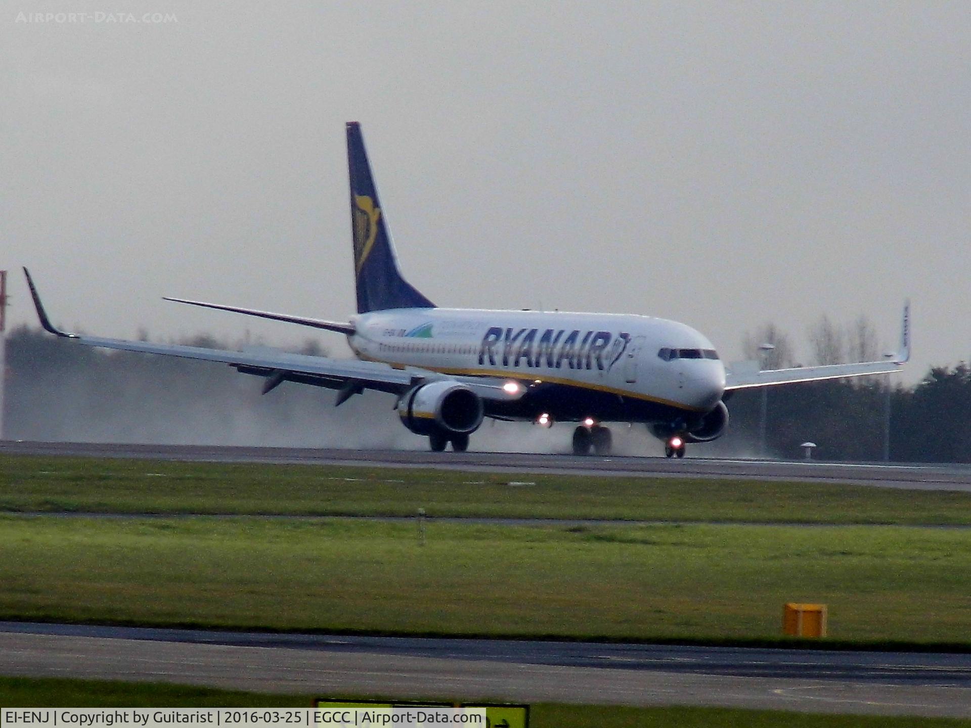 EI-ENJ, 2010 Boeing 737-8AS C/N 40301, At Manchester
