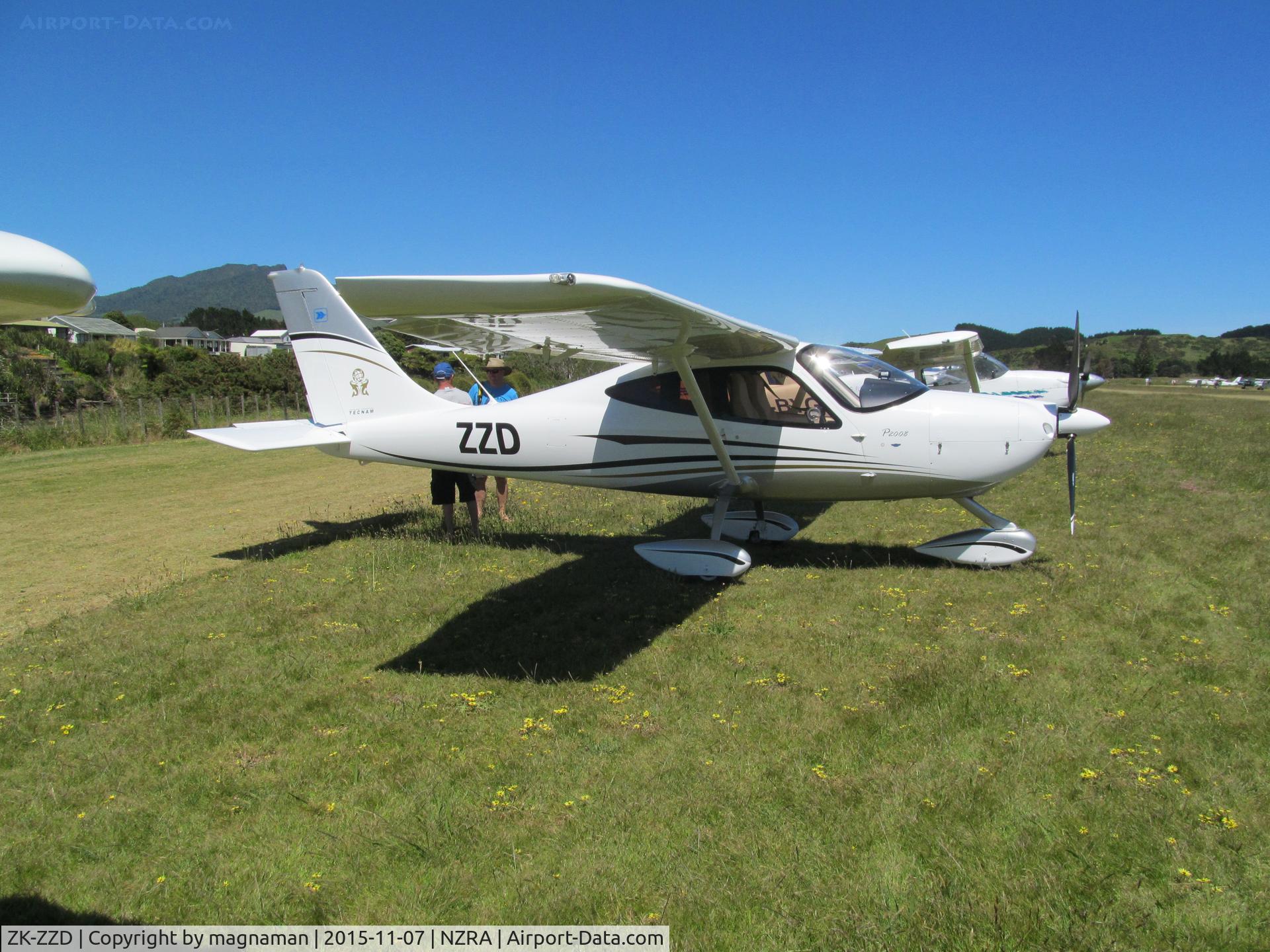 ZK-ZZD, Tecnam P-2008 C/N 056, at raglan
