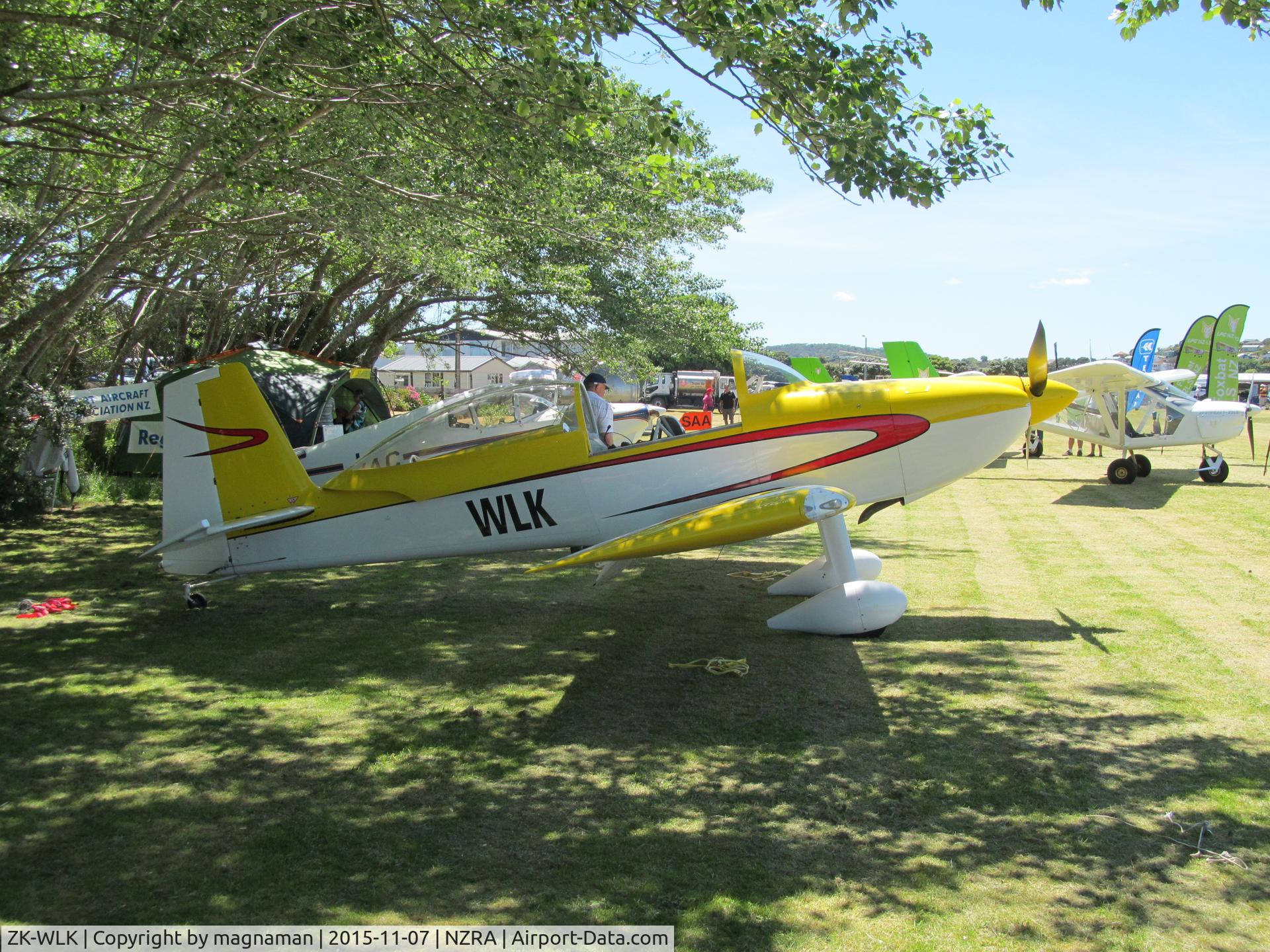 ZK-WLK, Vans RV-8 C/N 83304, from ardmore