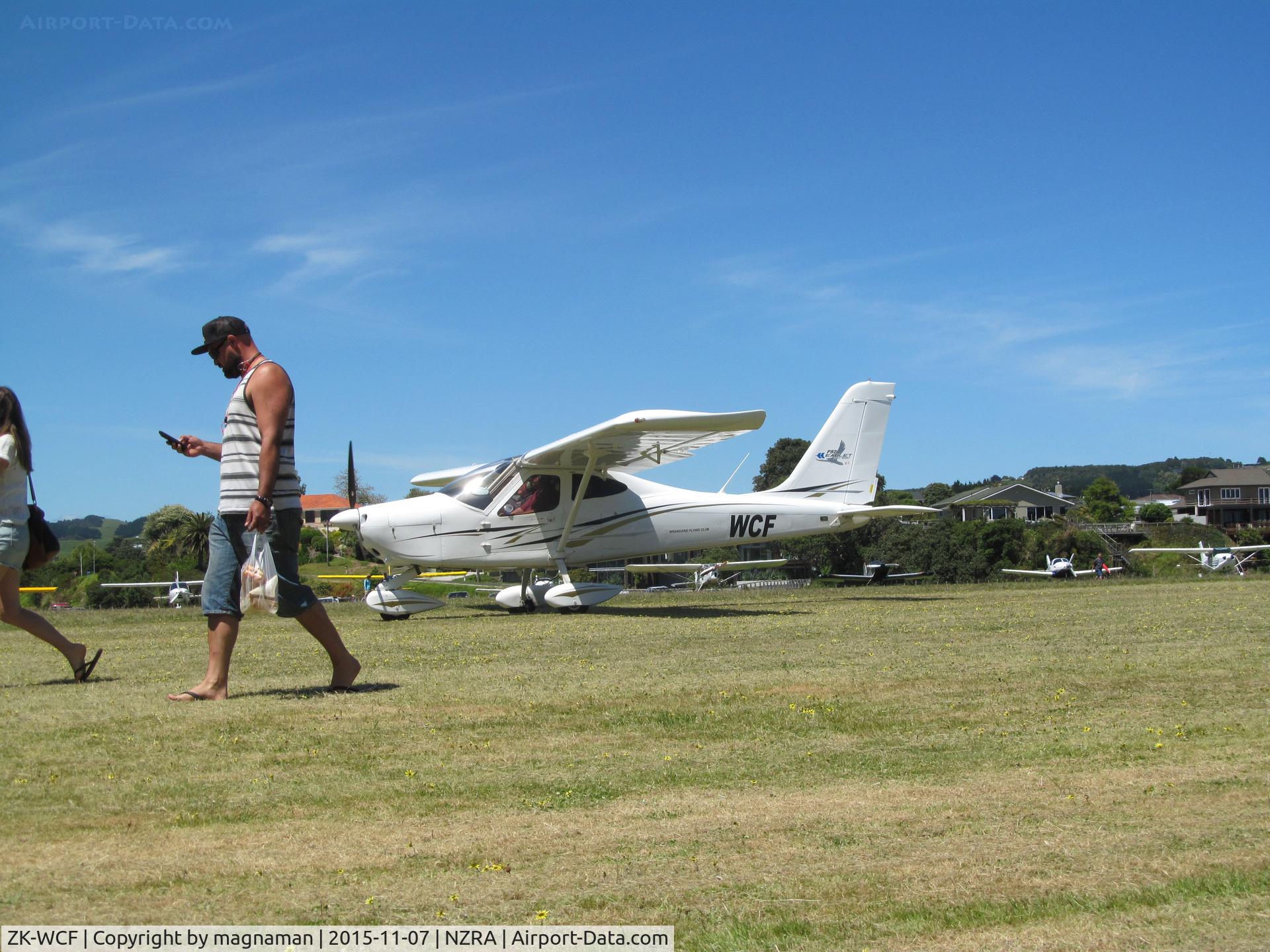 ZK-WCF, Tecnam P-92 Eaglet C/N 1401, At raglan fly in