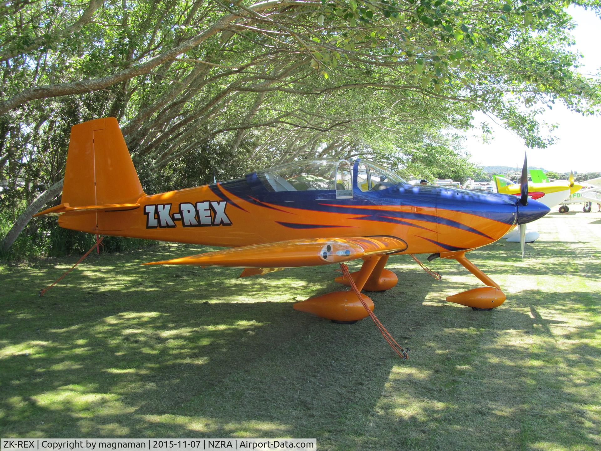 ZK-REX, Vans RV-7A C/N 71200, in sun shade