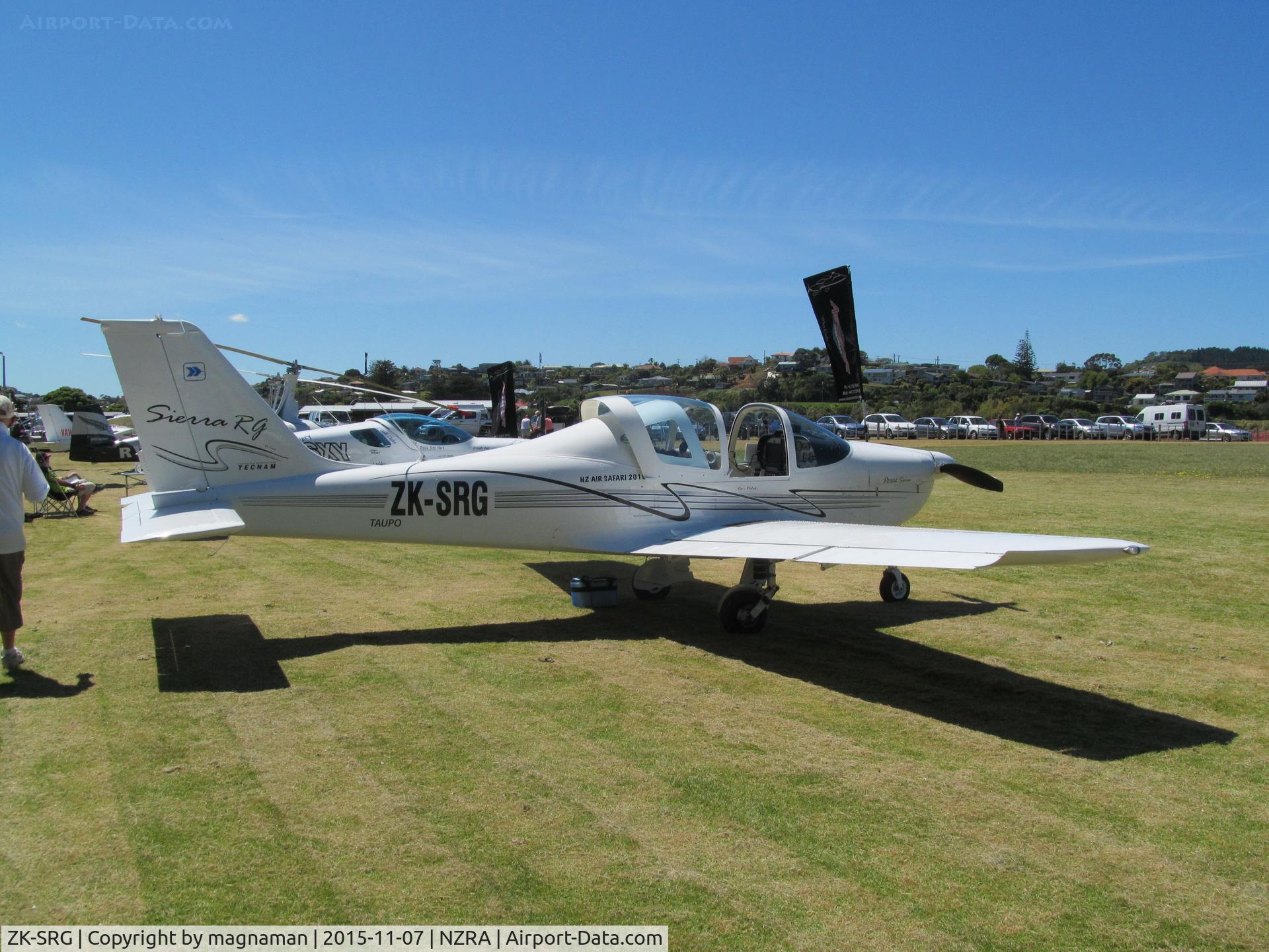 ZK-SRG, 2008 Tecnam P-2002 Sierra RG C/N 364, in for fly in