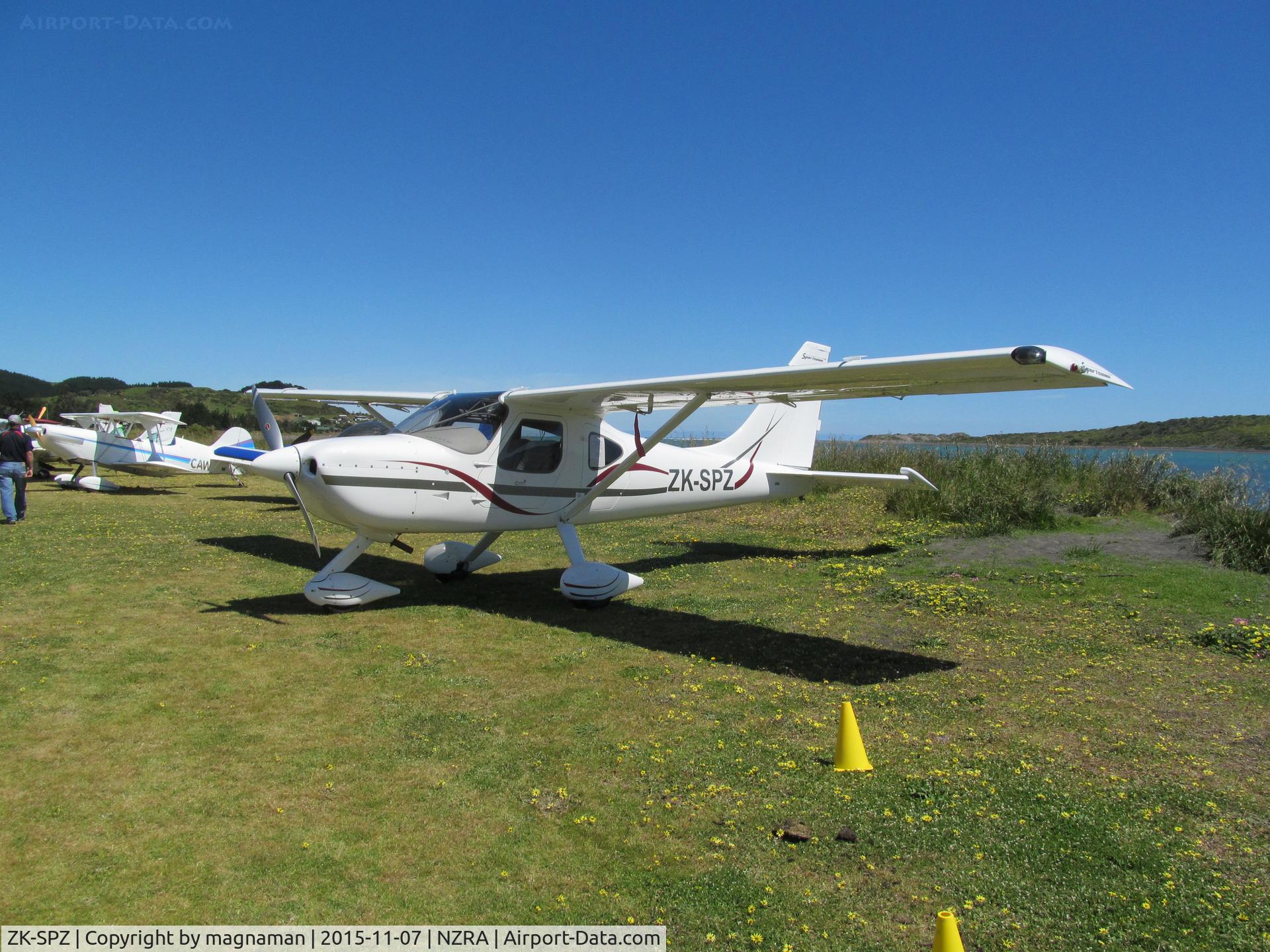 ZK-SPZ, Glasair GS-2 Sportsman 2+2 C/N 7422, At Raglan for fly in