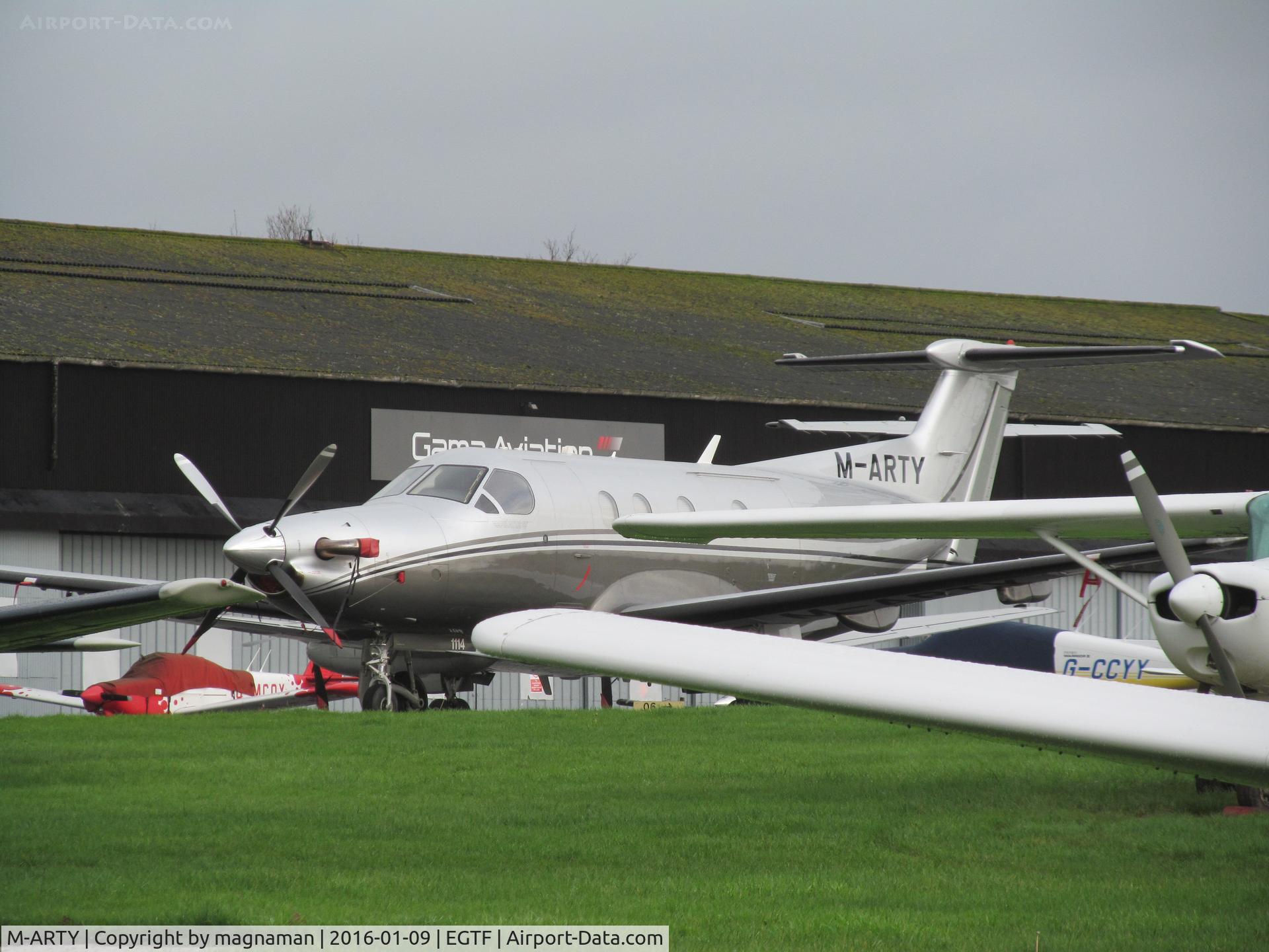 M-ARTY, 2009 Pilatus PC-12/47E C/N 1114, Nice PC12 - 