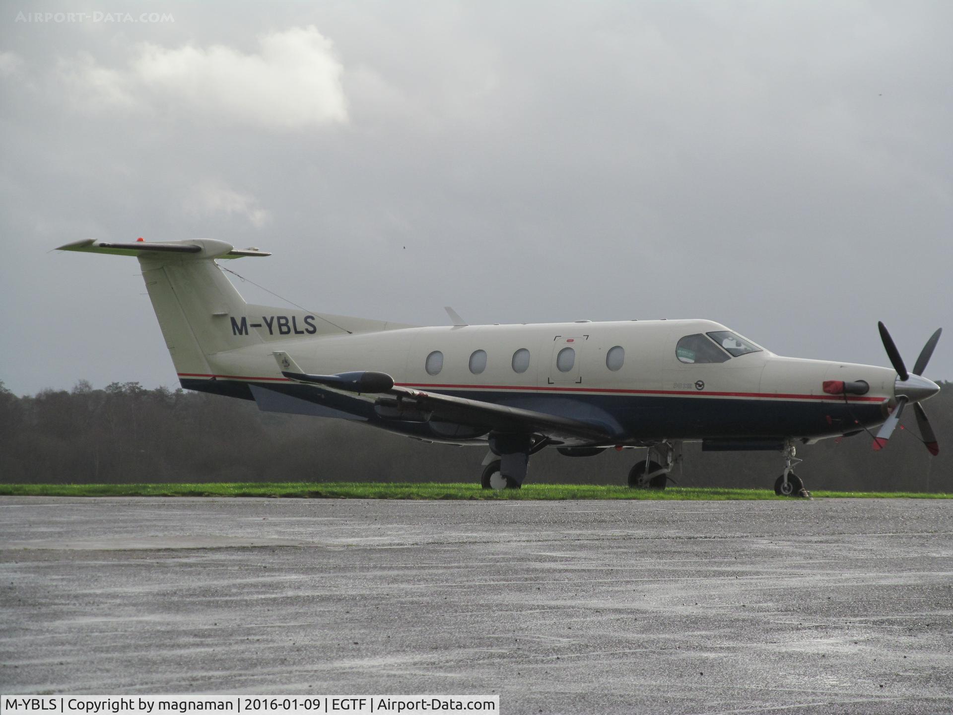 M-YBLS, 1997 Pilatus PC-12/45 C/N 176, wonder what a BLS is?