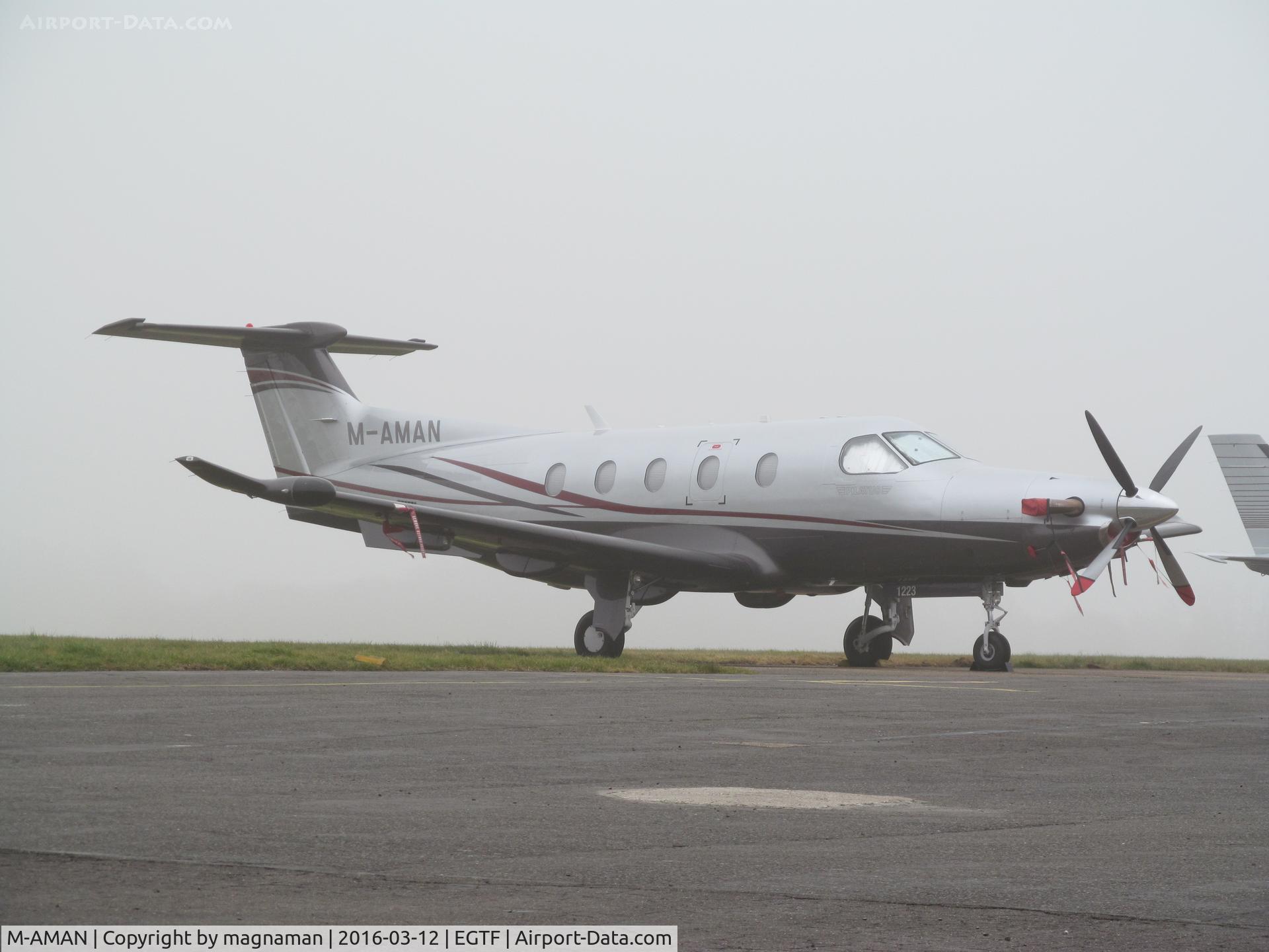 M-AMAN, 2010 Pilatus PC-12/47E C/N 1223, at fairoaks