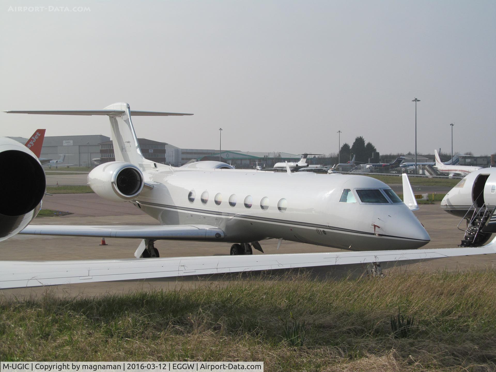 M-UGIC, 2012 Gulfstream Aerospace GV-SP (G550) C/N 5406, At luton