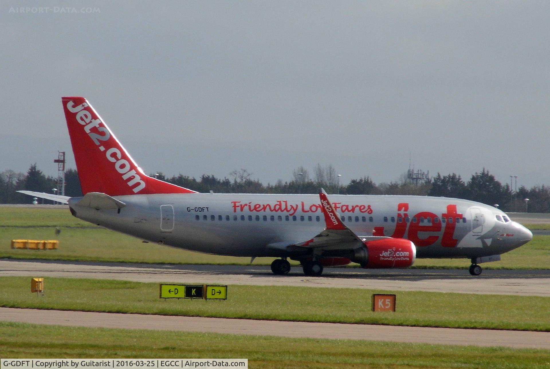 G-GDFT, 1998 Boeing 737-36Q C/N 29141, At Manchester