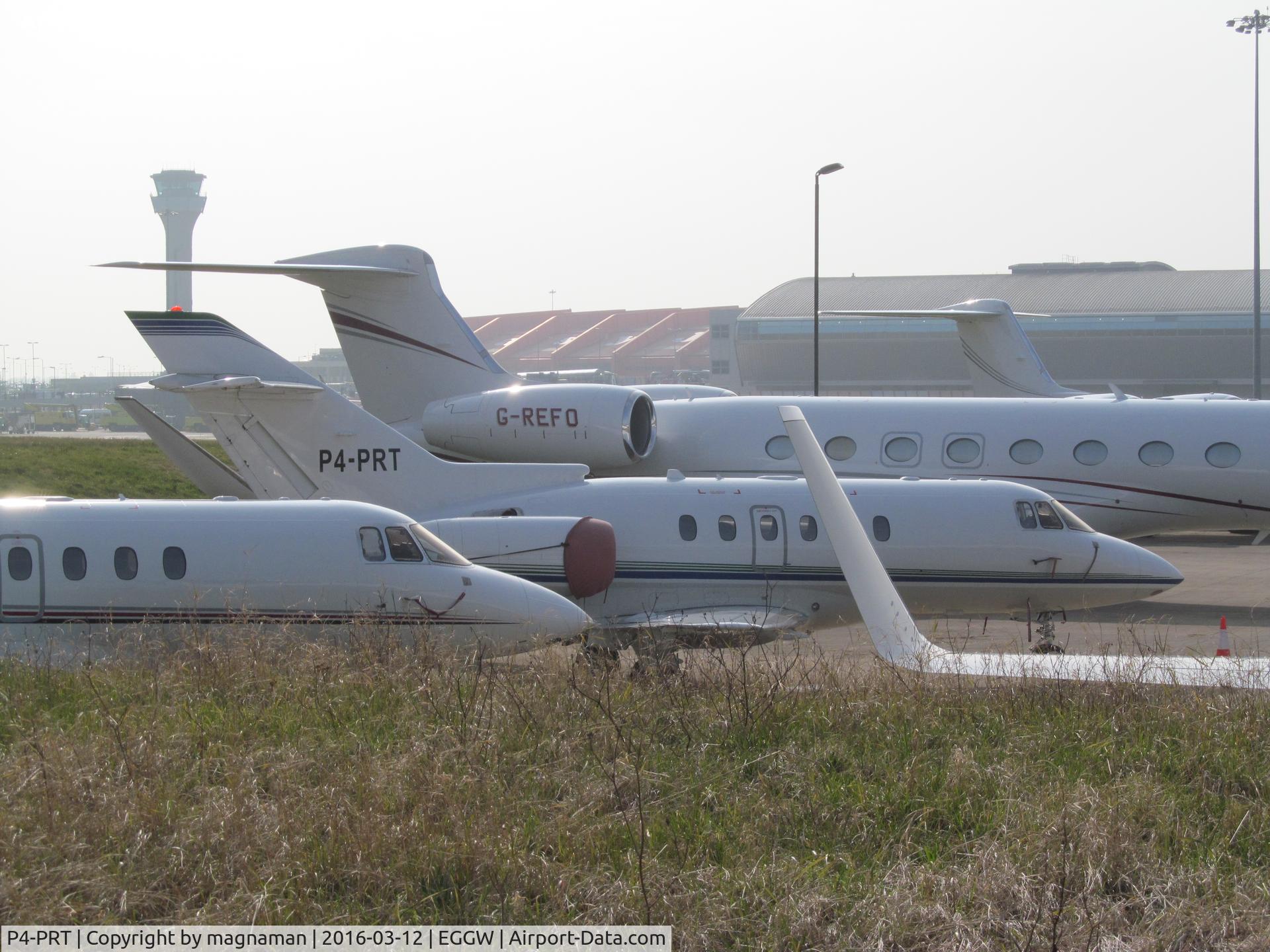 P4-PRT, 2004 Raytheon Hawker 800XP C/N 258682, ON busy ramp