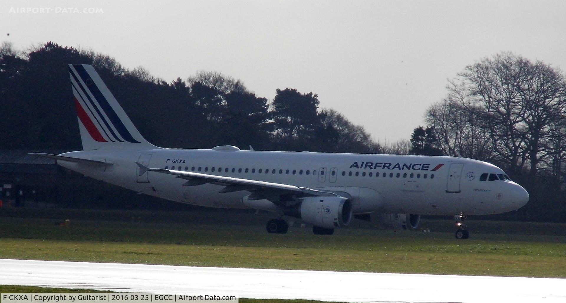 F-GKXA, 1991 Airbus A320-211 C/N 287, At Manchester