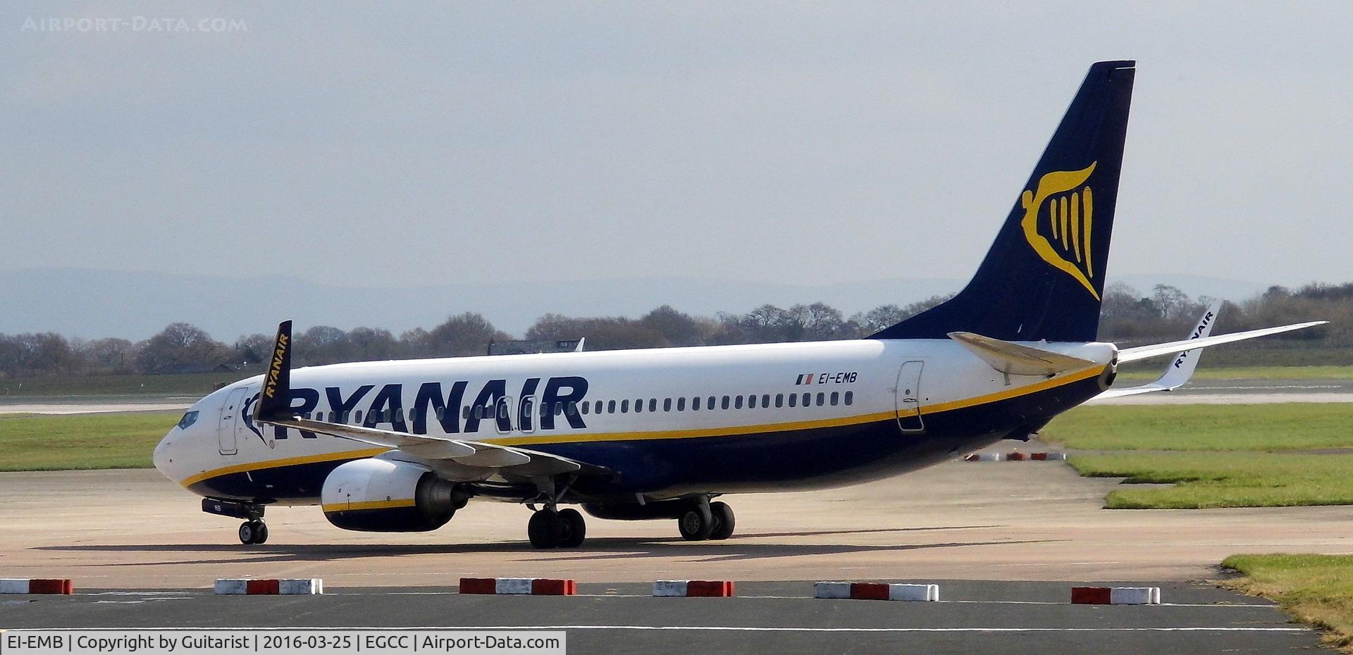 EI-EMB, 2010 Boeing 737-8AS C/N 38511, At Manchester