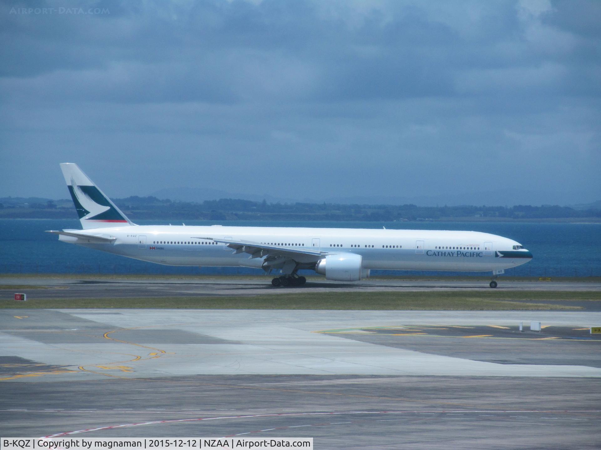 B-KQZ, 2015 Boeing 777-367/ER C/N 60723, Our plane to HK