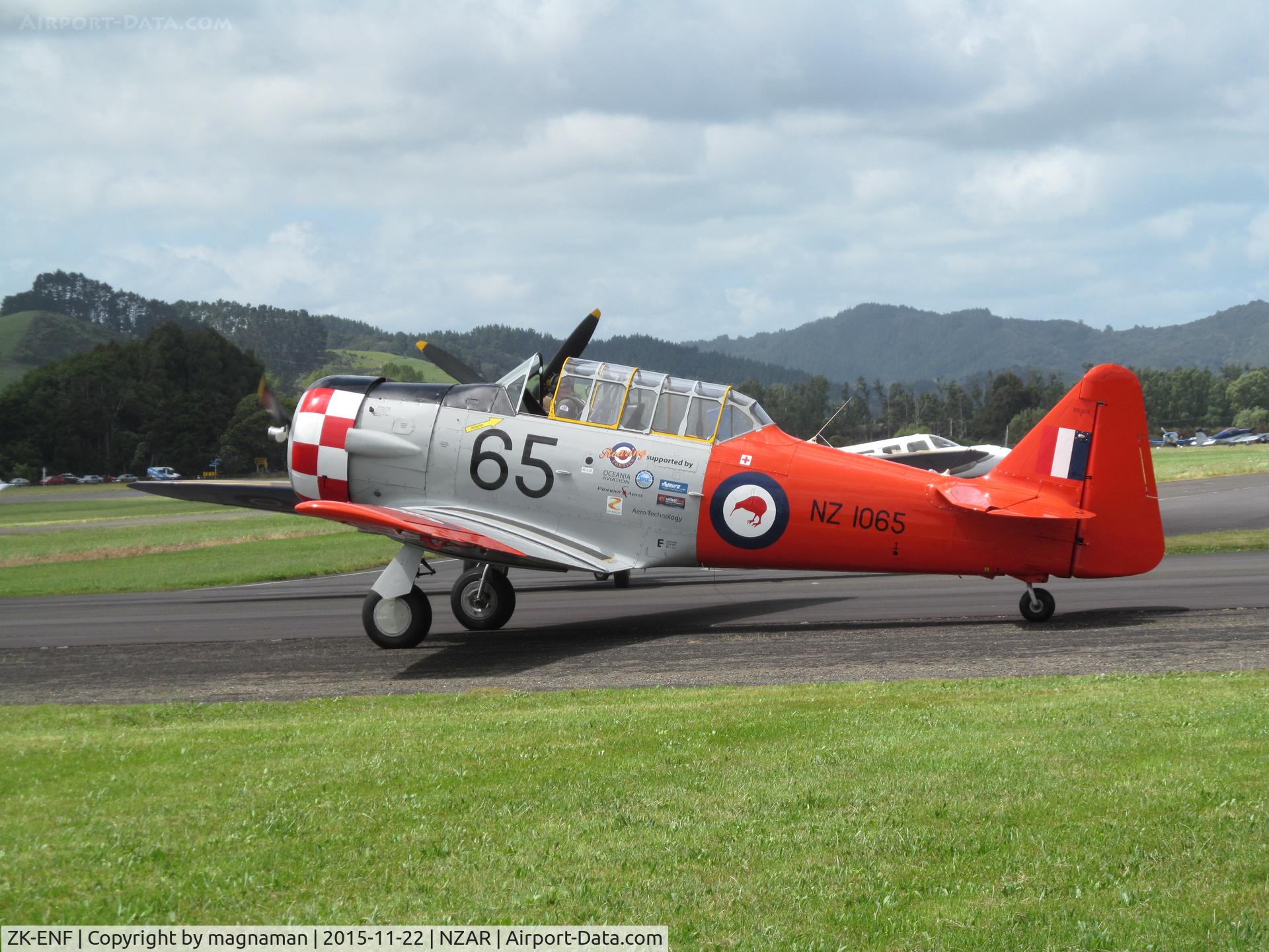 ZK-ENF, North American AT-6D Harvard III C/N 88-14889 (41-33917), at open day
