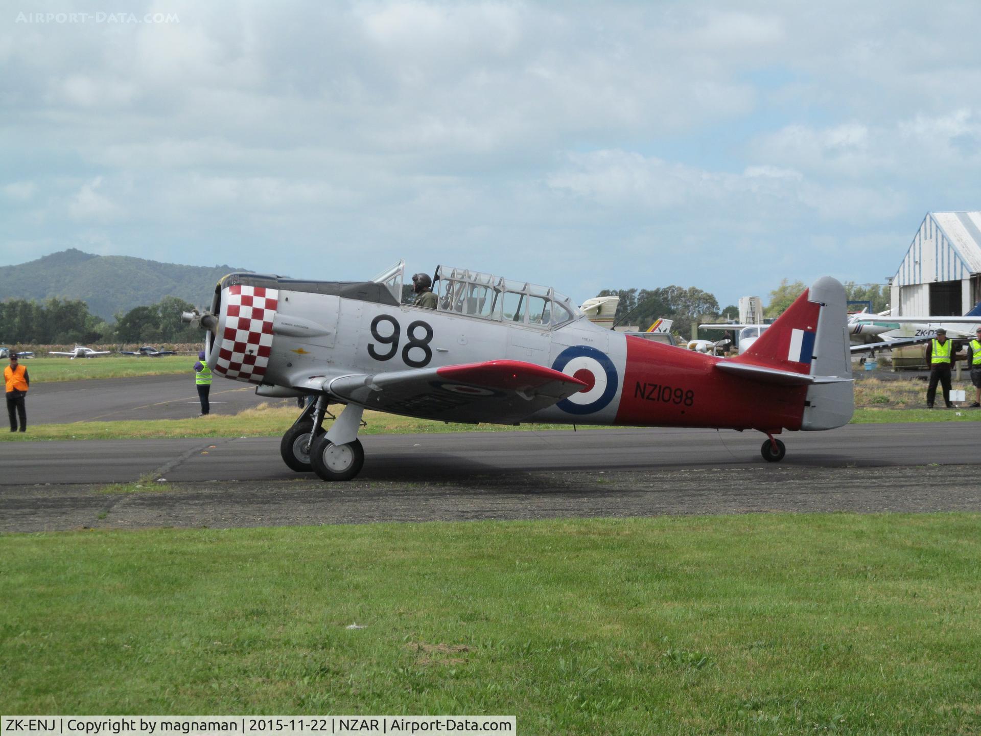 ZK-ENJ, North American AT-6D Harvard II C/N 88-17010, at open day