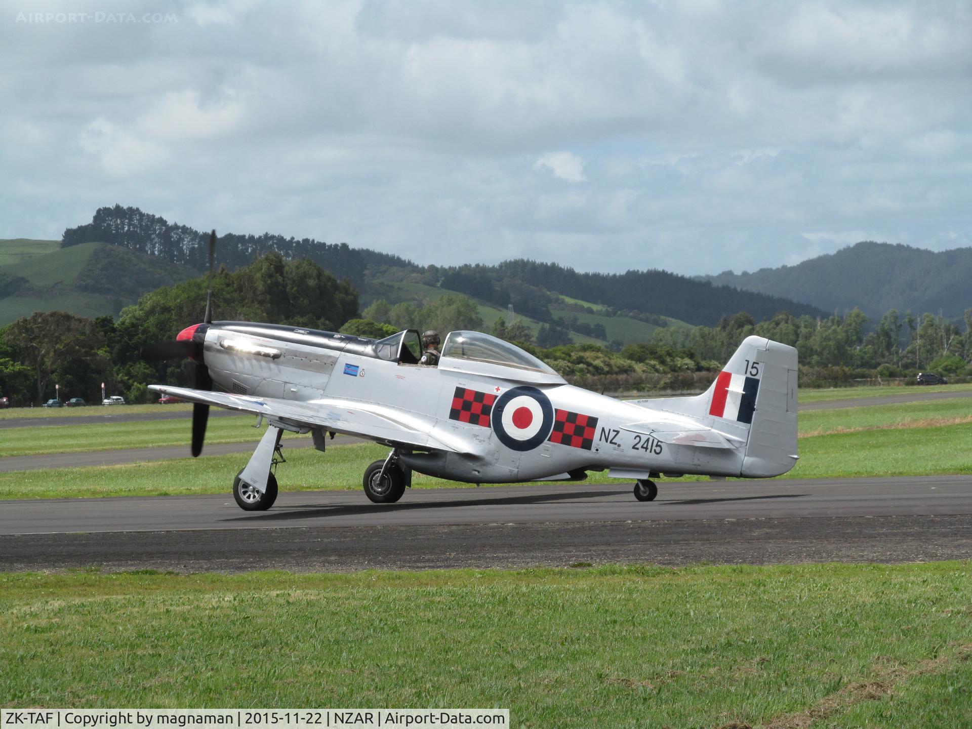 ZK-TAF, North American P-51D Mustang C/N 122-41369, At open day