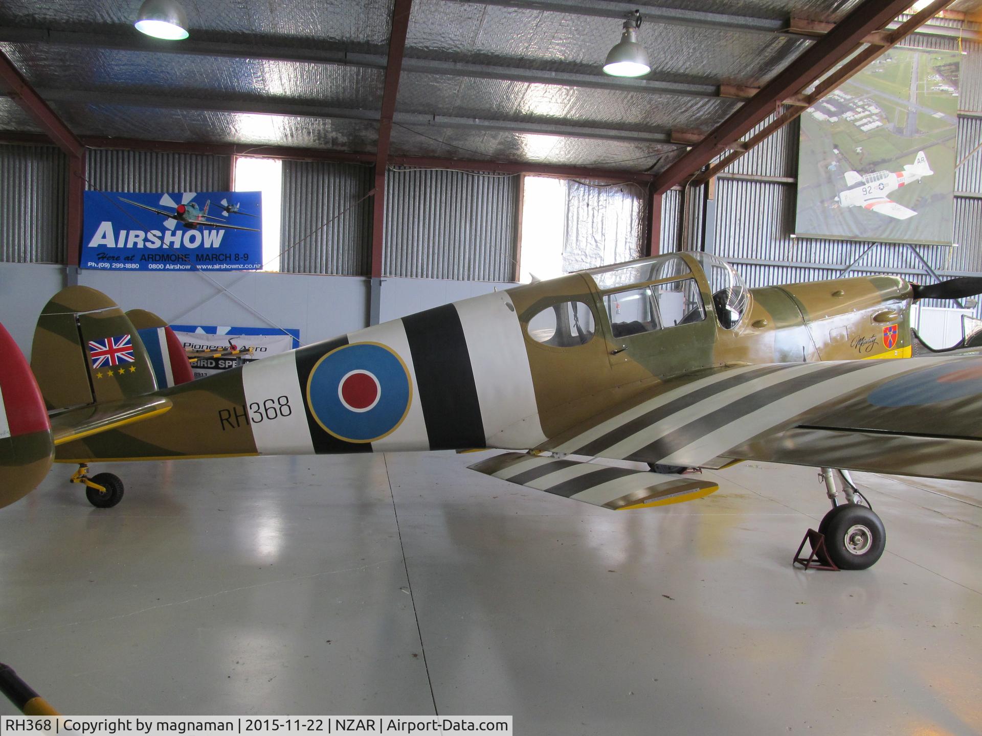 RH368, Miles M38 Messenger 4A C/N 6372, ZK-CMM at Ardmore