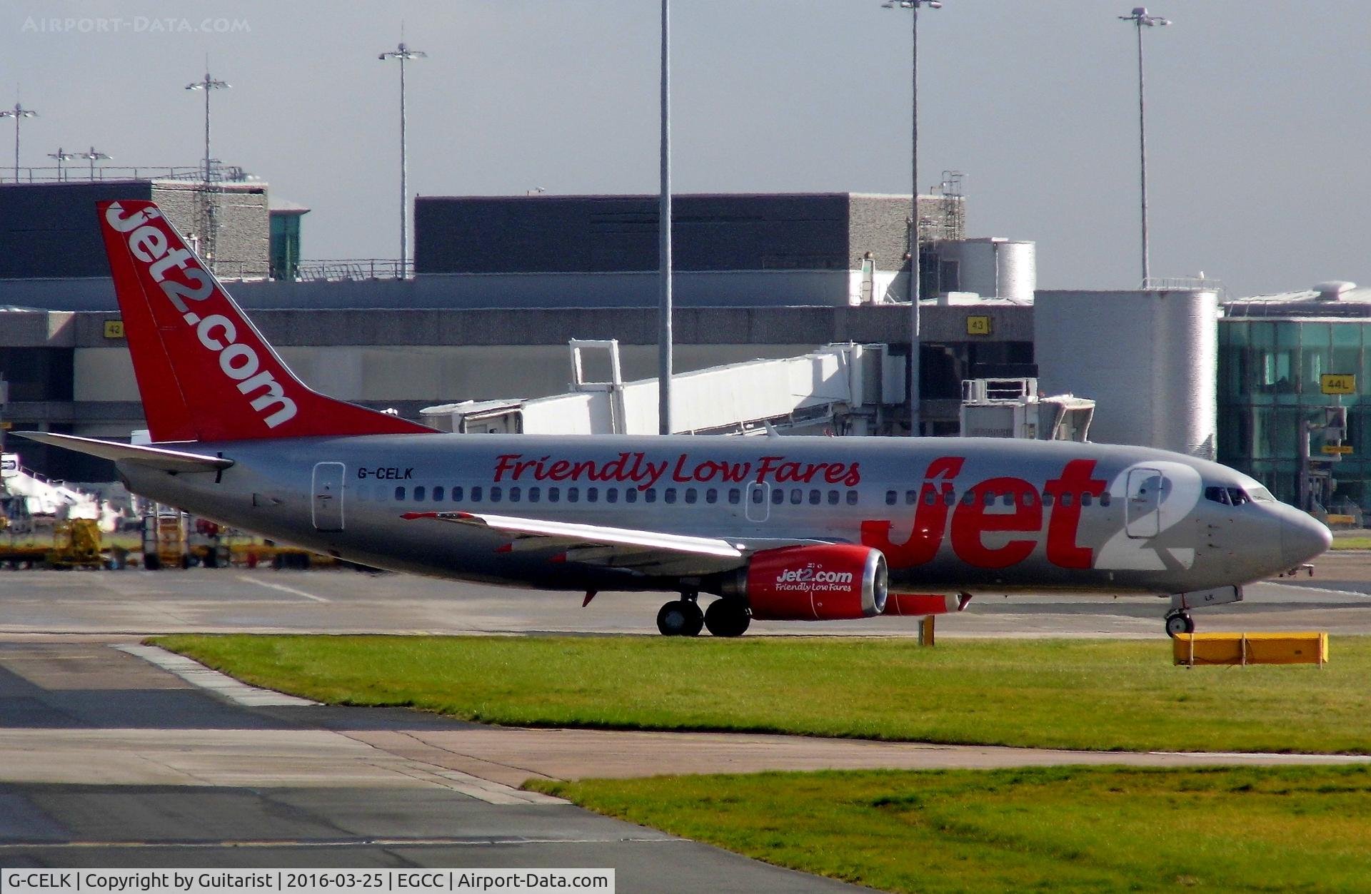 G-CELK, 1986 Boeing 737-330 C/N 23530, At Manchester