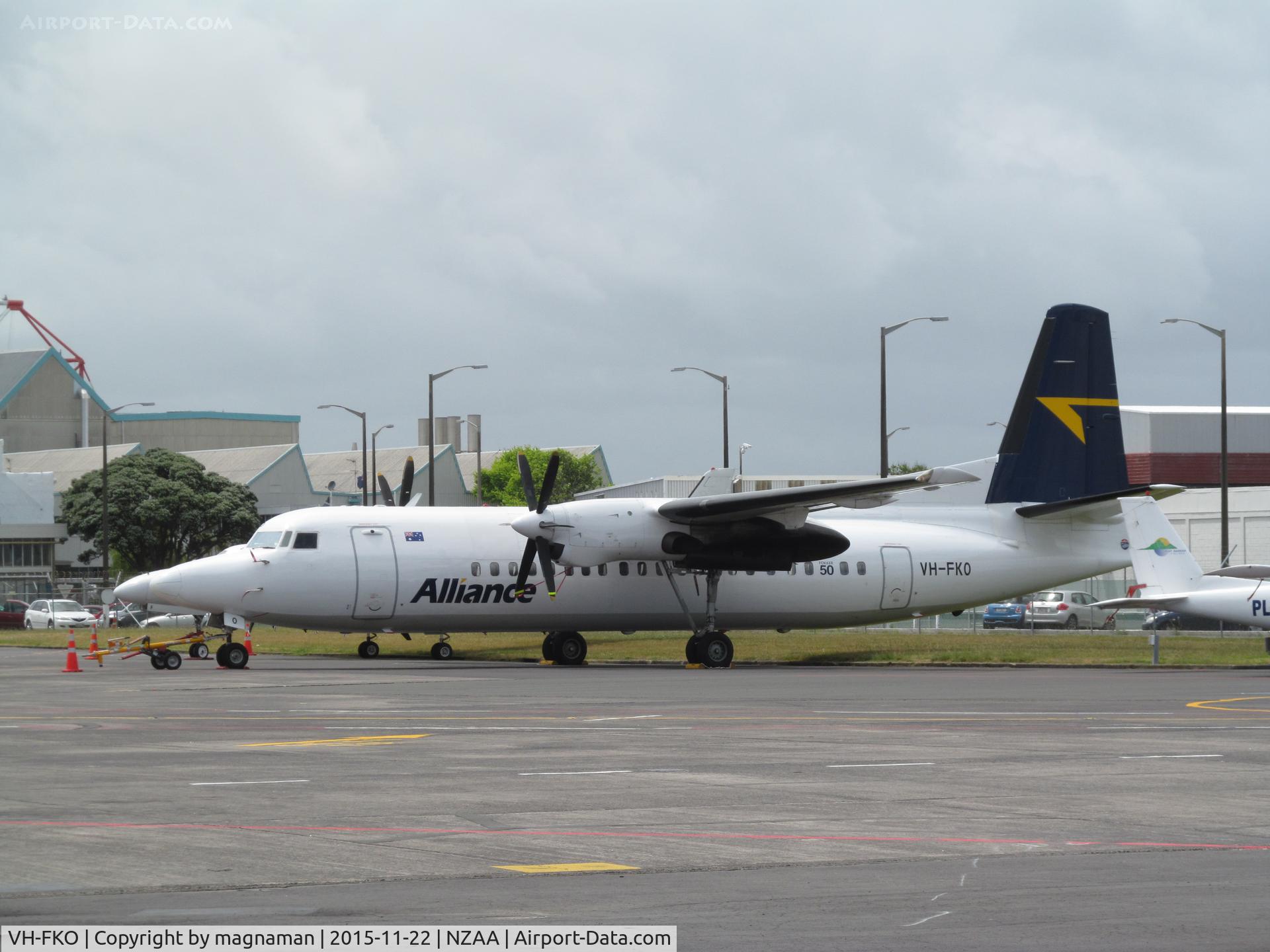 VH-FKO, 1989 Fokker 50 C/N 20160, Now based