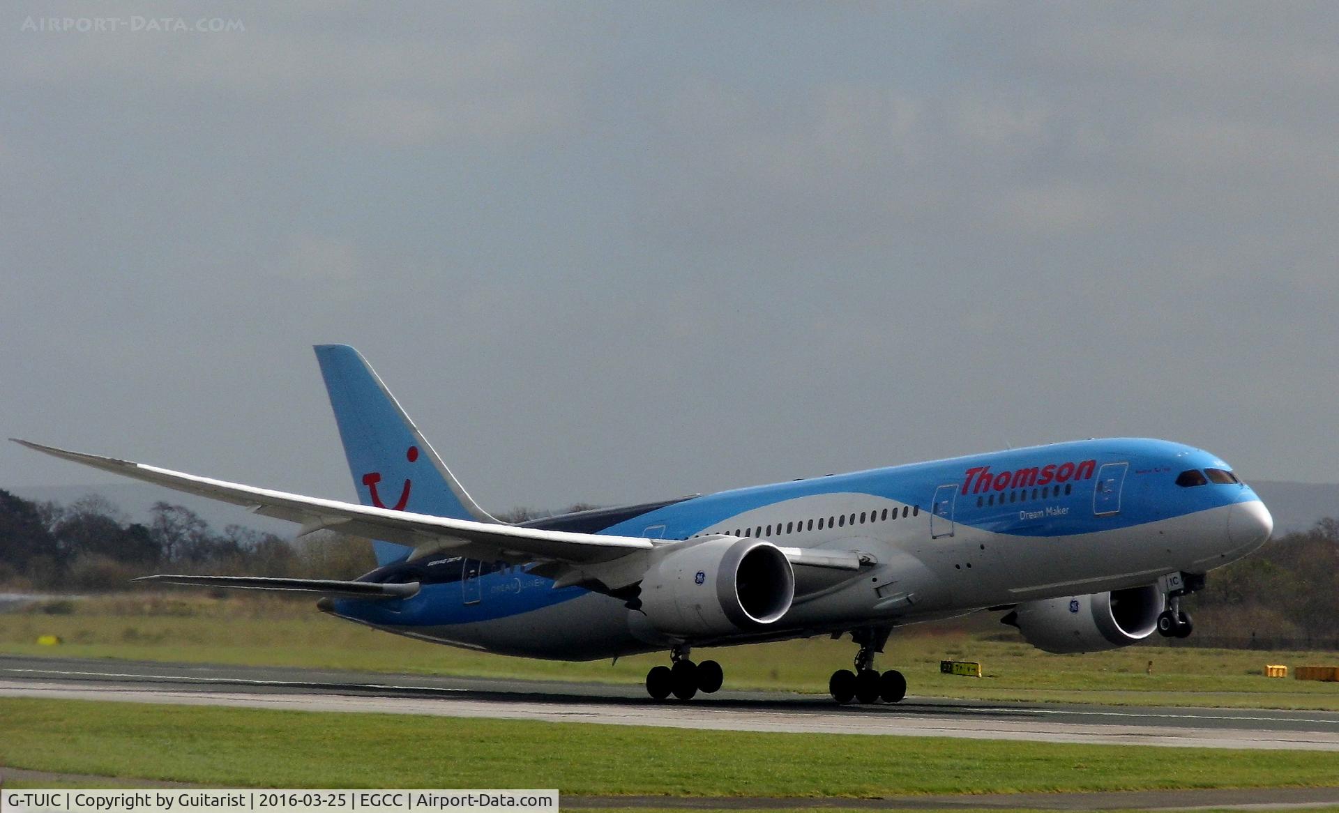 G-TUIC, 2013 Boeing 787-8 Dreamliner C/N 34424, At Manchester