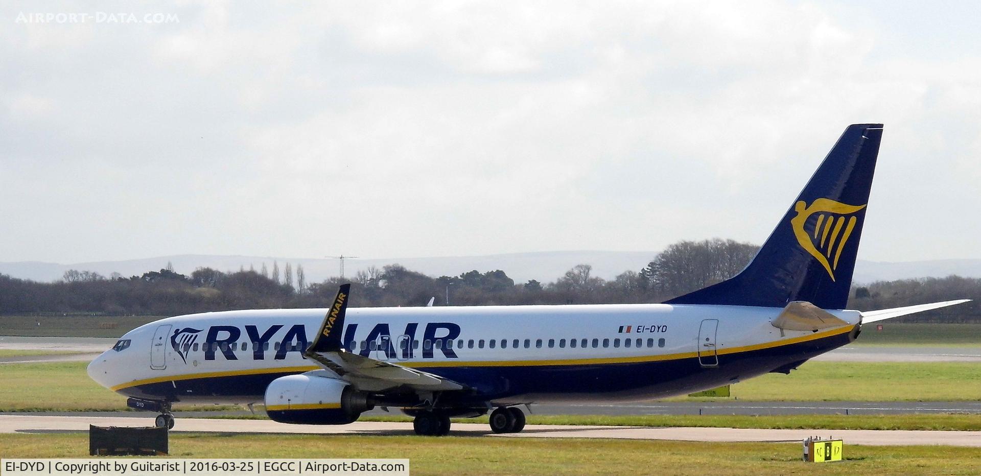 EI-DYD, 2008 Boeing 737-8AS C/N 33632, At Manchester