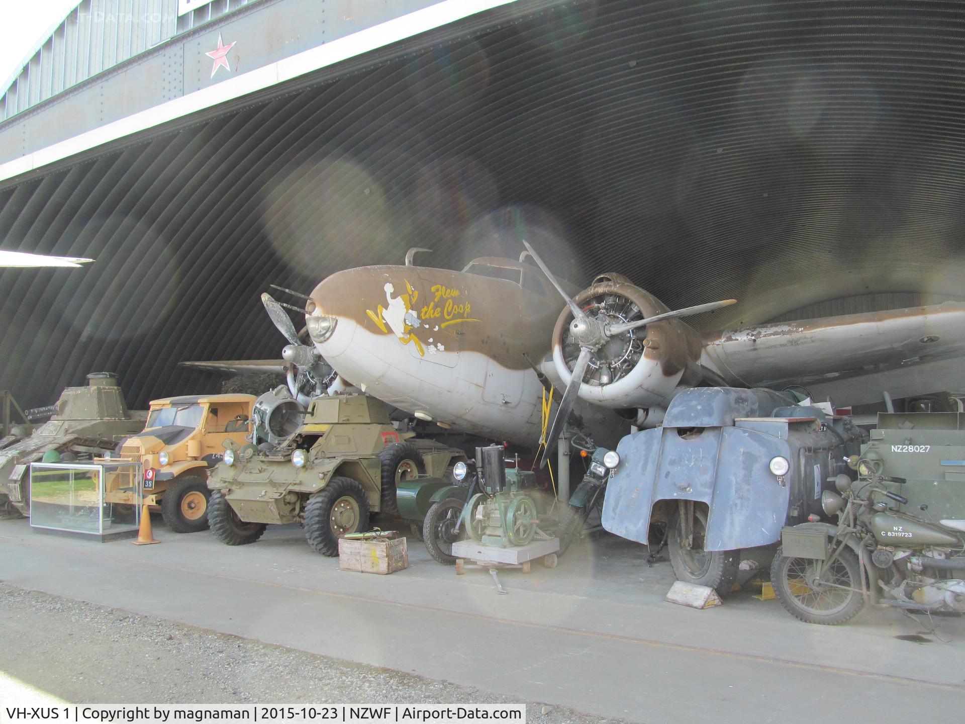 VH-XUS 1, Lockheed C-60A Lodestar C/N 18-2388, bit of dust/rain on lens