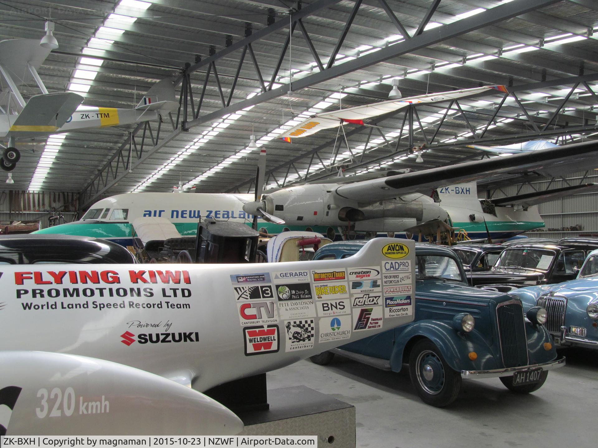 ZK-BXH, 1961 Fokker F.27-100 Friendship C/N 10190, more cars than aircraft here