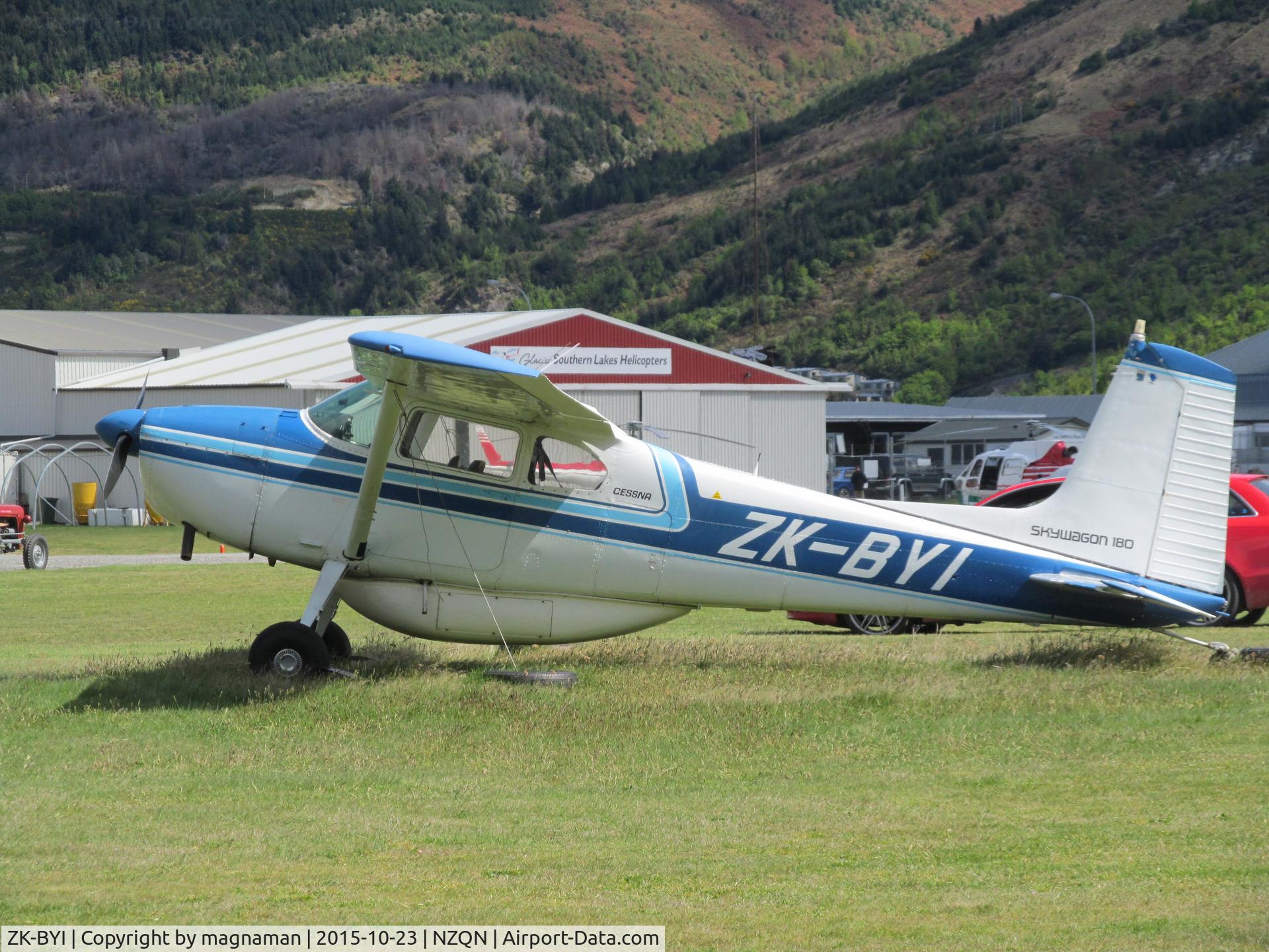 ZK-BYI, Cessna 180C C/N 50909, at queenstown
