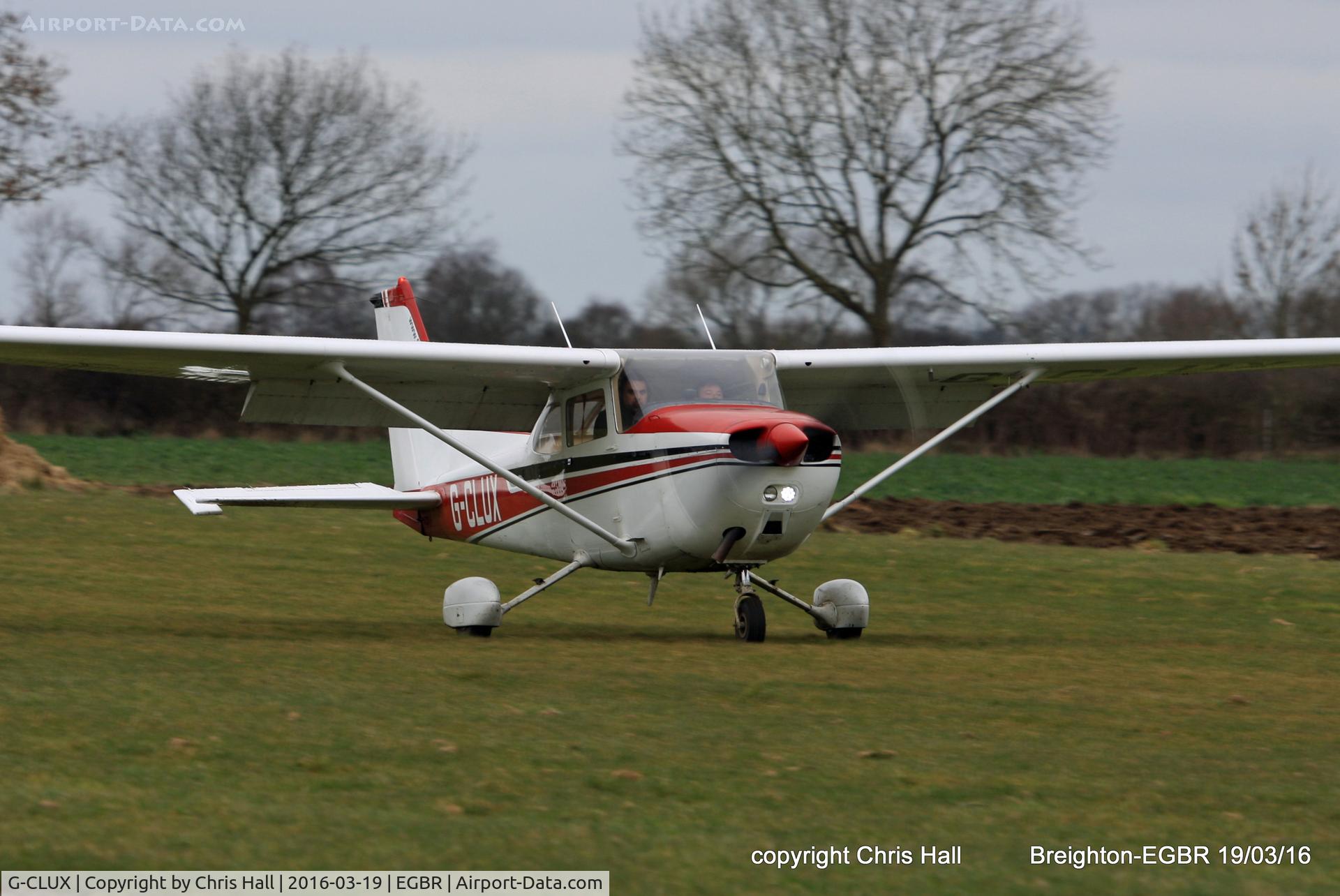 G-CLUX, 1980 Reims F172N Skyhawk C/N 1996, at Breighton airfield