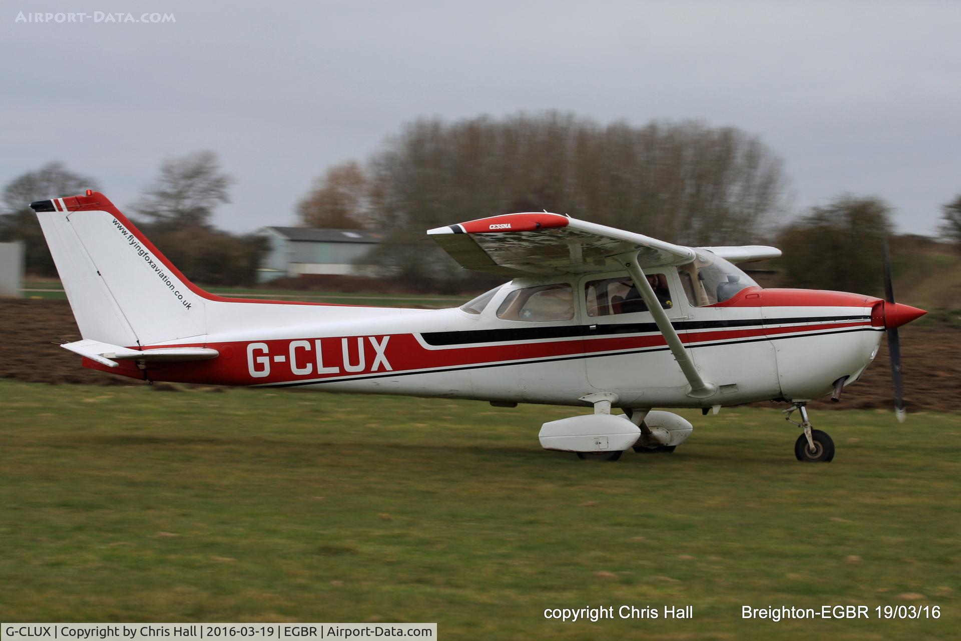 G-CLUX, 1980 Reims F172N Skyhawk C/N 1996, at Breighton airfield