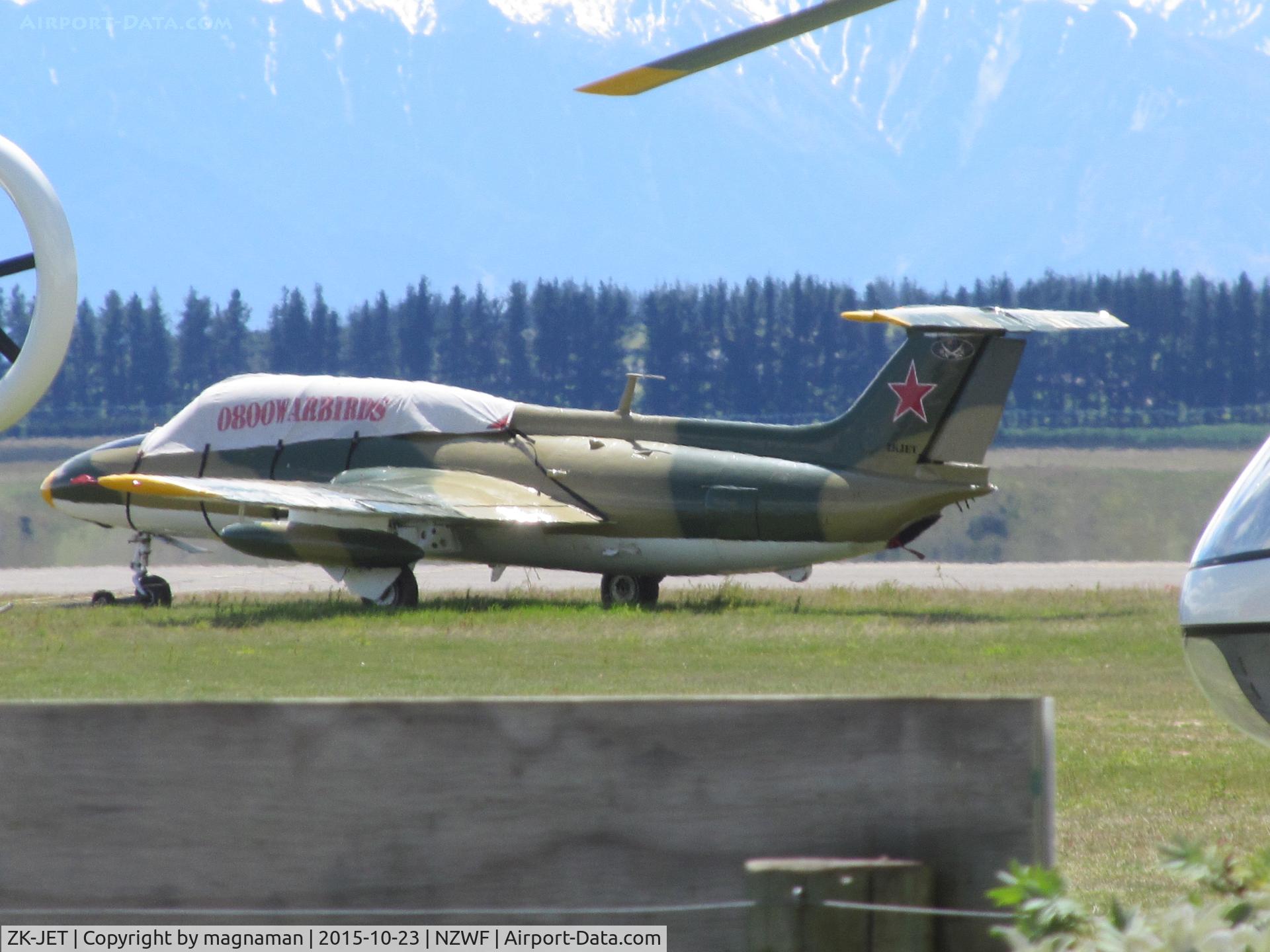 ZK-JET, Aero L-29 Delfin C/N 294892, pretty tiny reggie on this jet