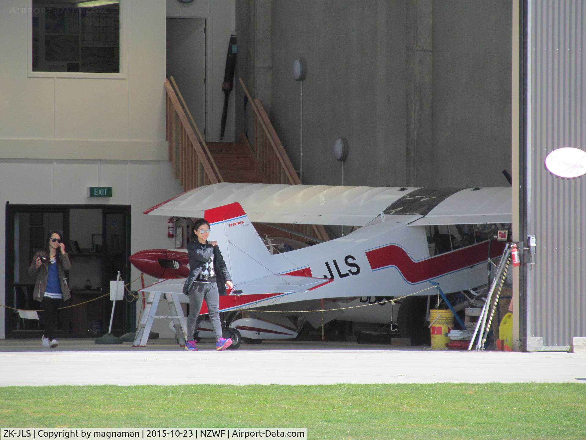 ZK-JLS, Rans S-7S Courier C/N 0708513, ZK-DDC hiding behind in hangar at Wanaka