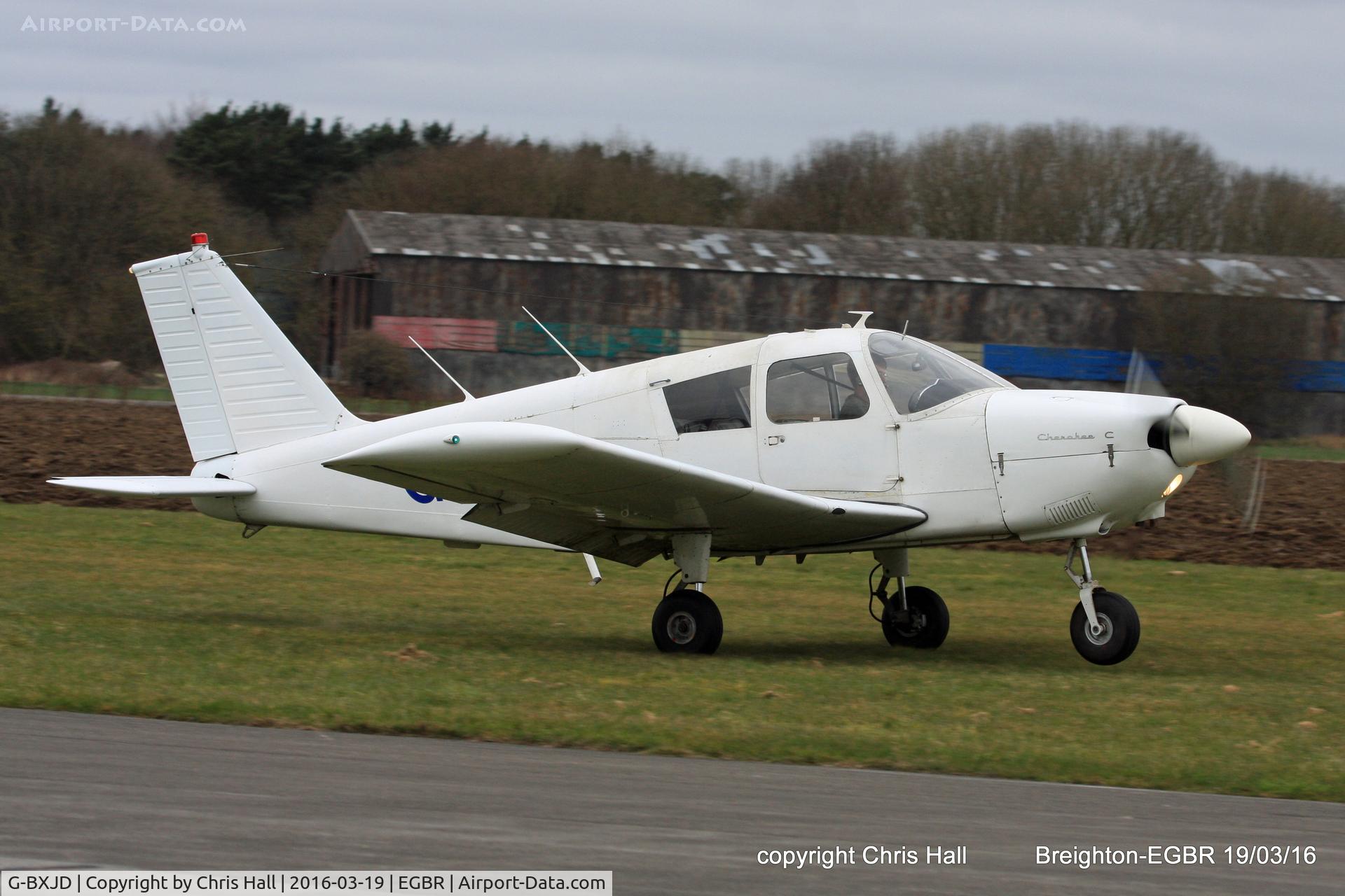 G-BXJD, 1967 Piper PA-28-180 Cherokee C/N 28-4215, at Breighton airfield