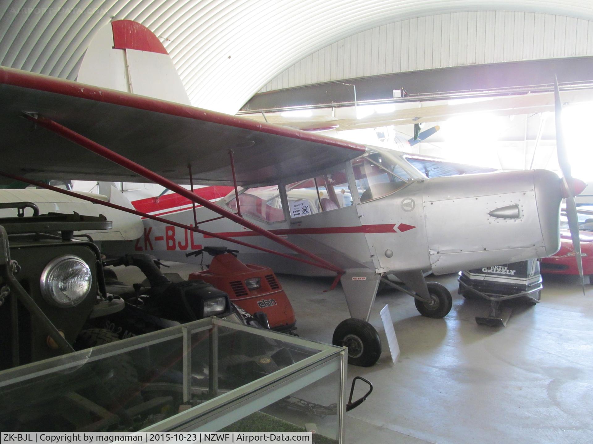 ZK-BJL, 1946 Auster J-1 Autocrat C/N 2327, At T&T museum