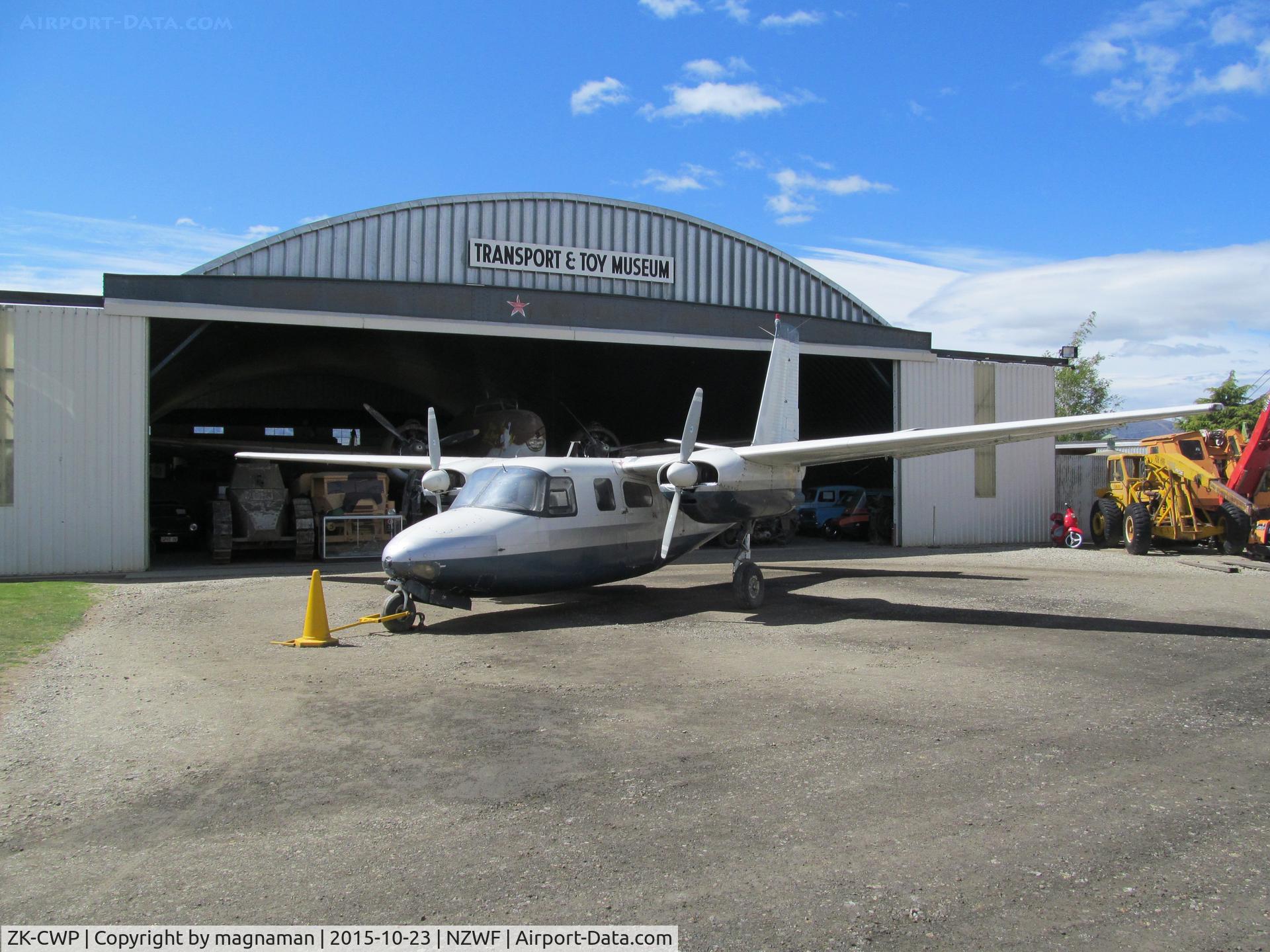ZK-CWP, 1959 Rockwell Aero Commander 500 C/N 500-842-07, at T&T museum wanaka